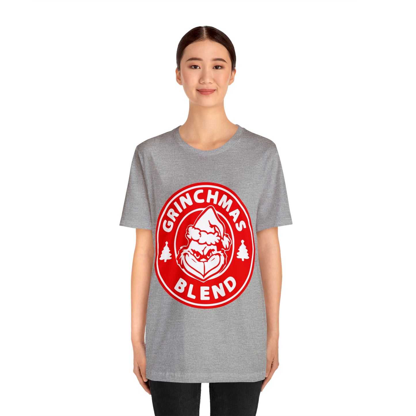 Grinchmas Coffee Red Unisex Jersey Short Sleeve Tee