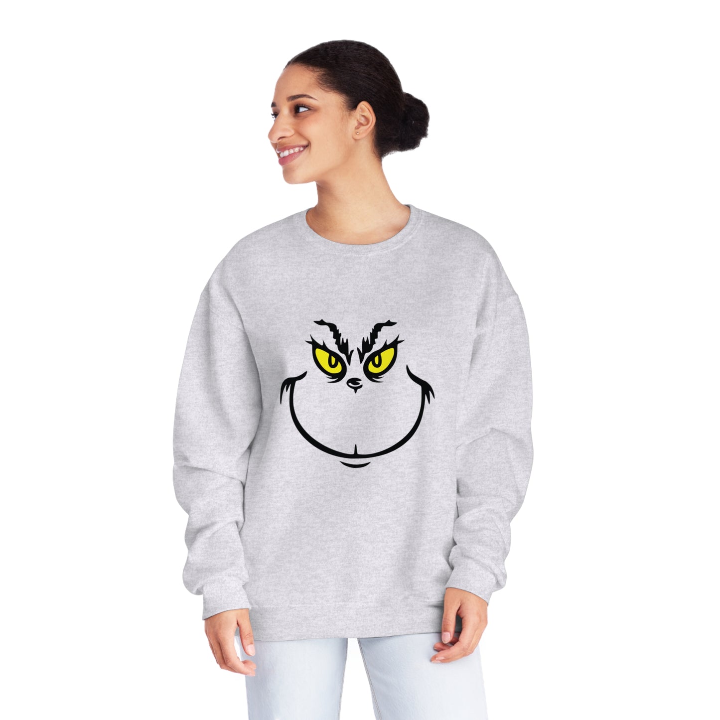 Grinch Face Unisex NuBlend® Crewneck Sweatshirt