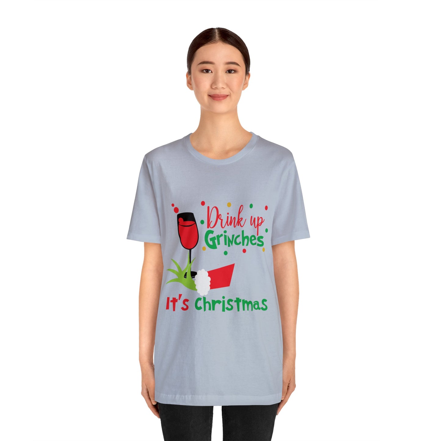 Drink Up Grinches Unisex Jersey Short Sleeve Tee