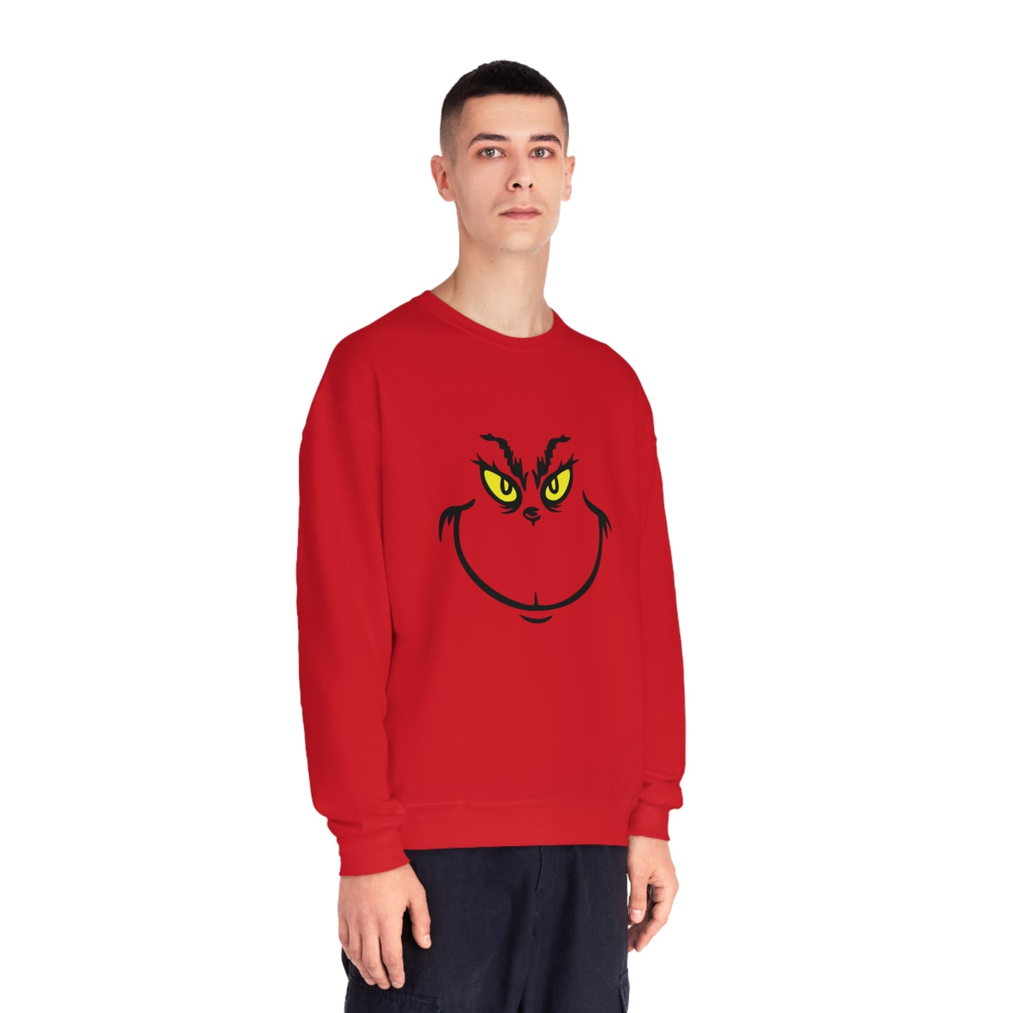 Grinch Face Unisex NuBlend® Crewneck Sweatshirt