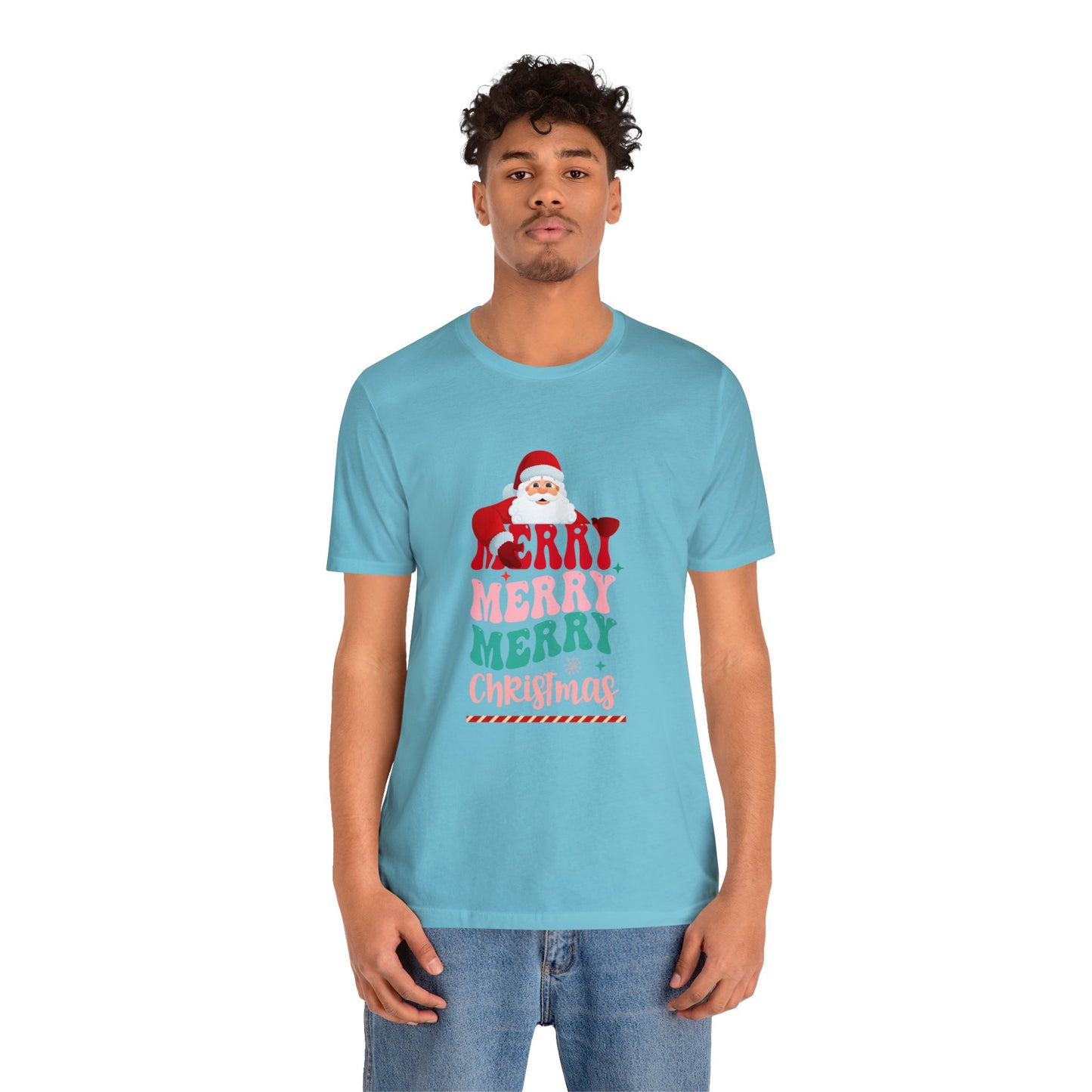 Merry Merry Christmas Unisex Jersey Short Sleeve Tee