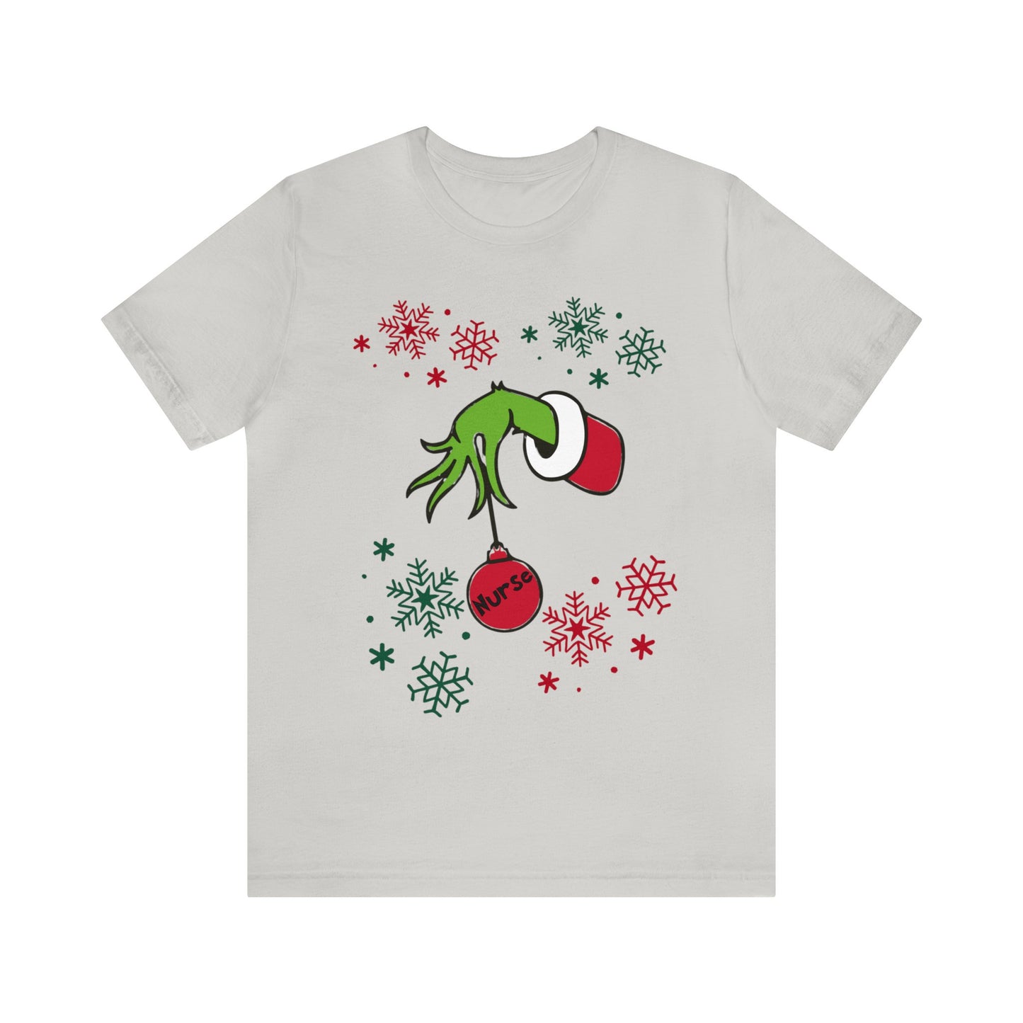 Grinch Nurse Unisex Jersey Short Sleeve Tee