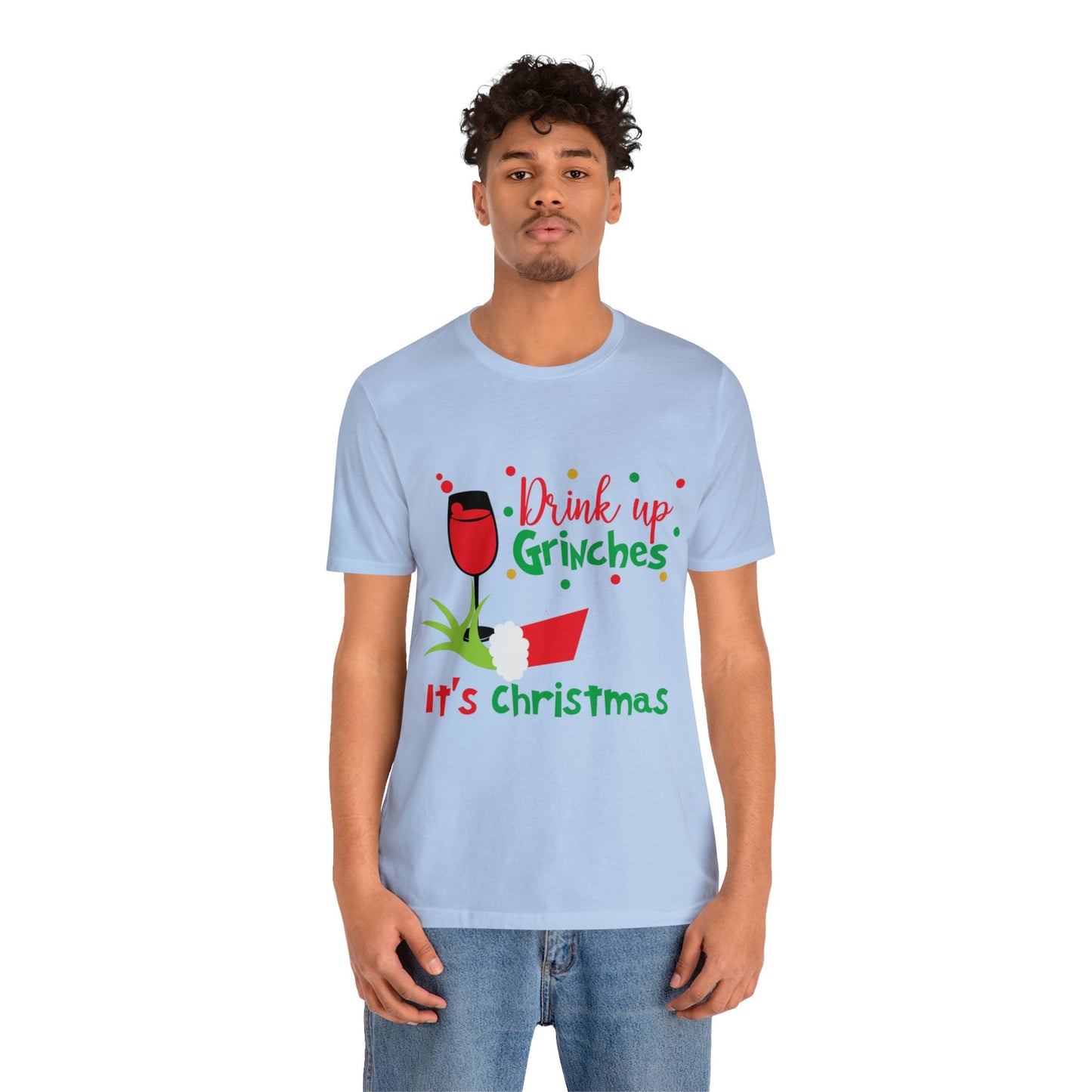 Drink Up Grinches Unisex Jersey Short Sleeve Tee