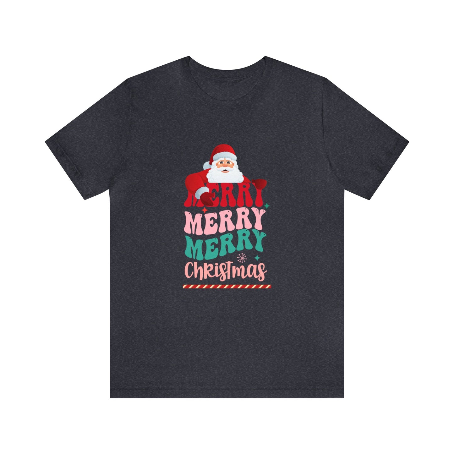 Merry Merry Christmas Unisex Jersey Short Sleeve Tee