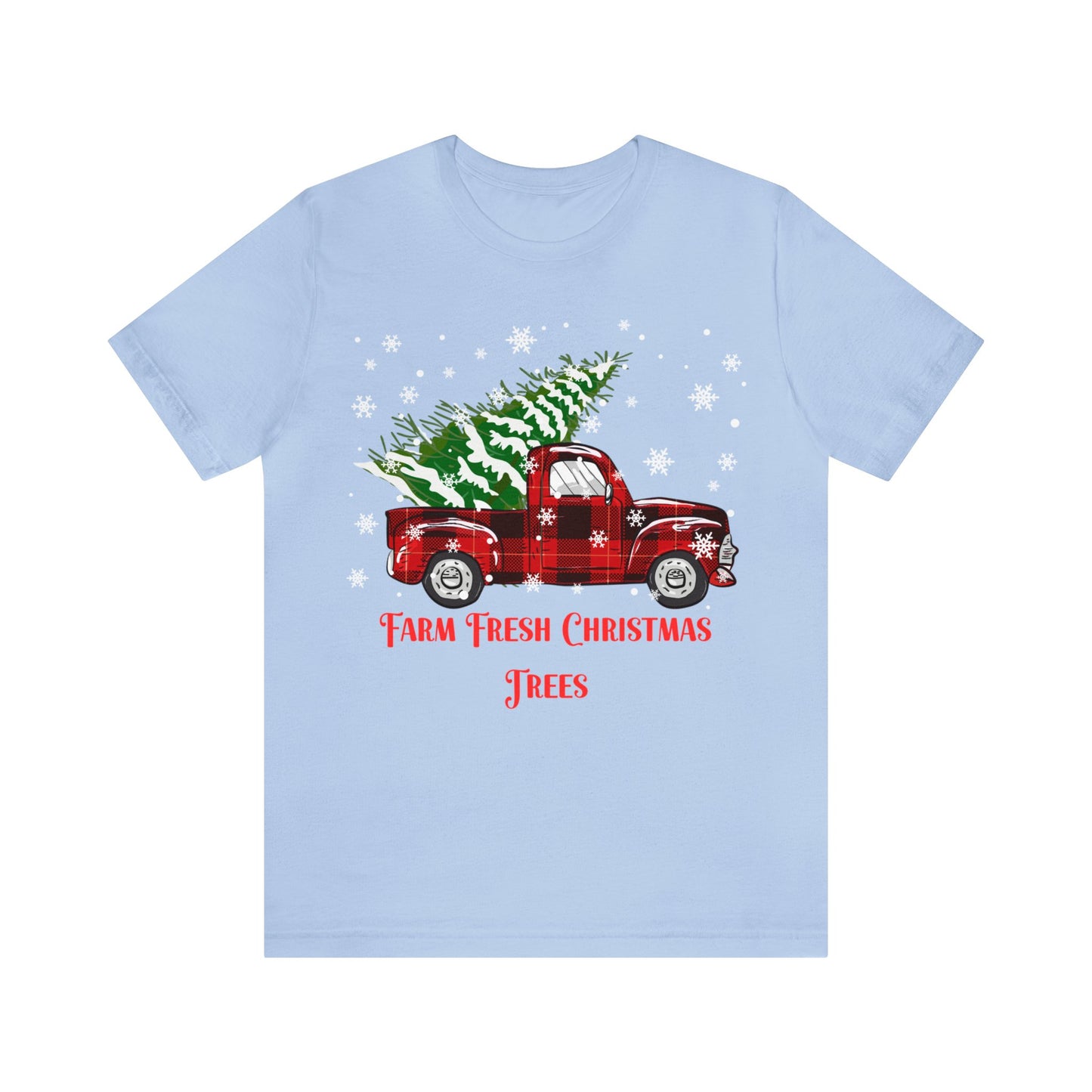 Farm Fresh Christmas Trees Unisex Jersey Short Sleeve Tee