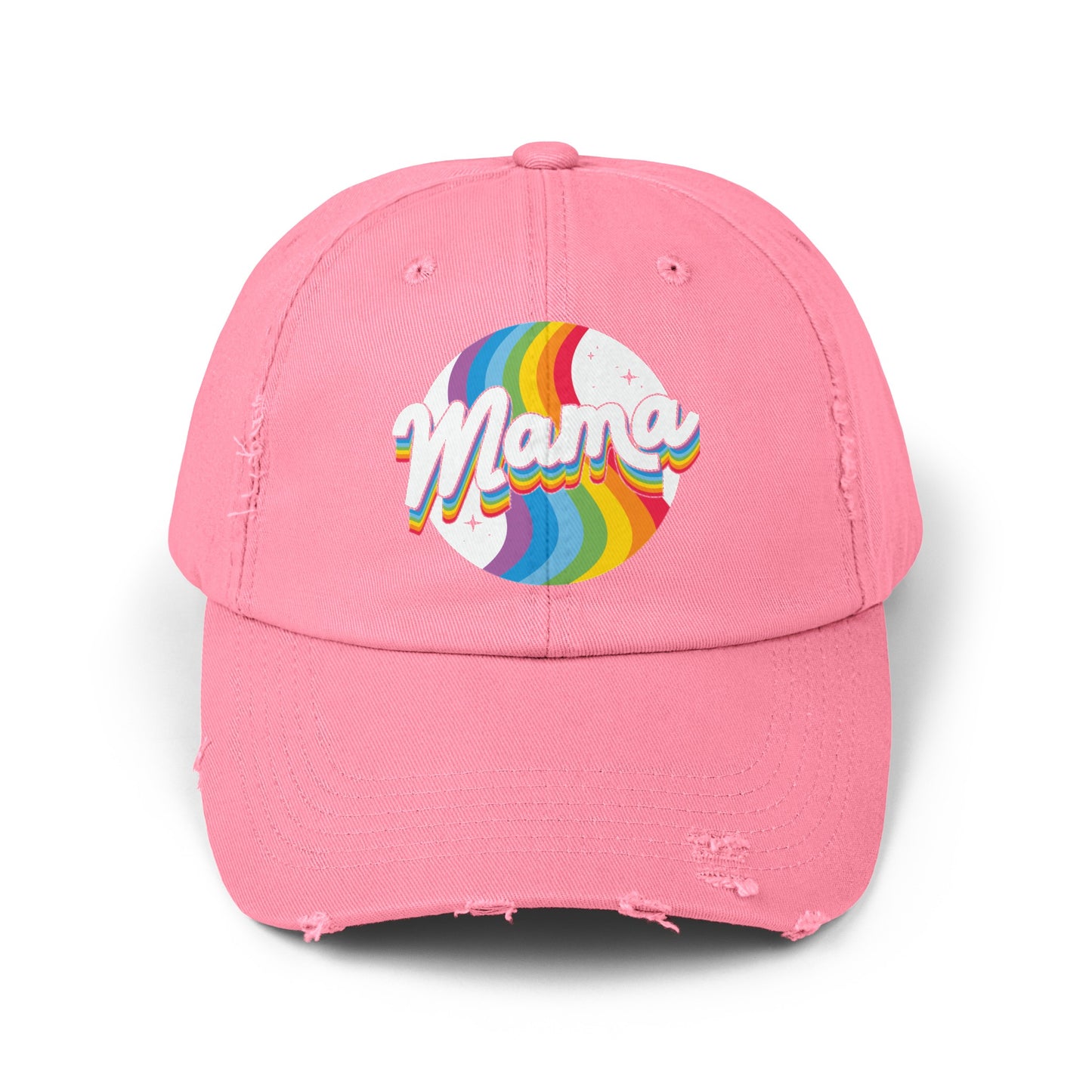 Mama Galaxy Unisex Distressed Cap