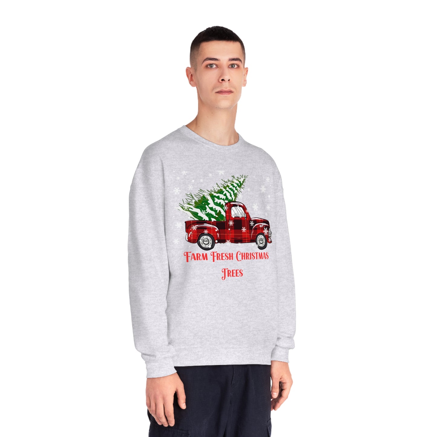 Farm Fresh Christmas Trees Unisex NuBlend® Crewneck Sweatshirt