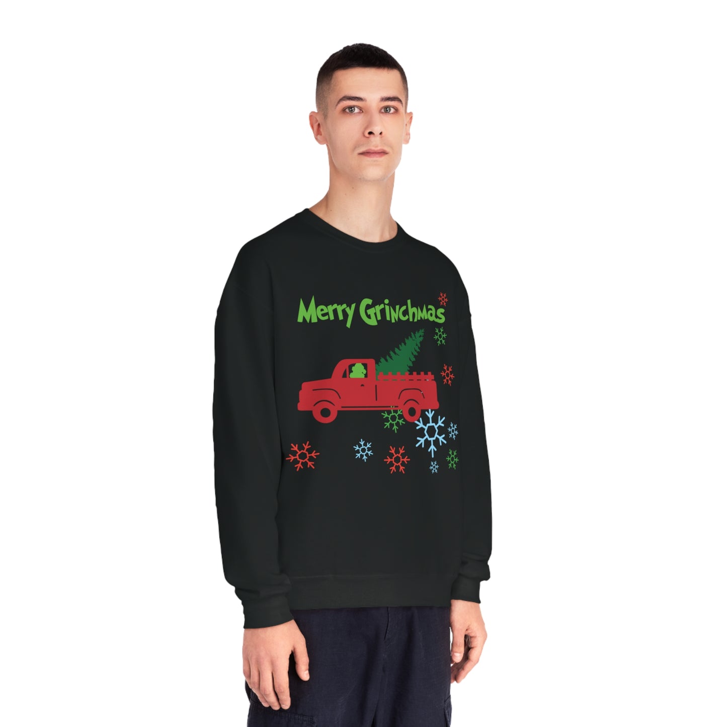 Merry Grinchmas Unisex NuBlend® Crewneck Sweatshirt