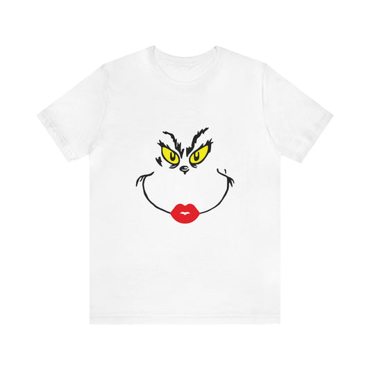 Grinch Face Unisex Jersey Short Sleeve Tee