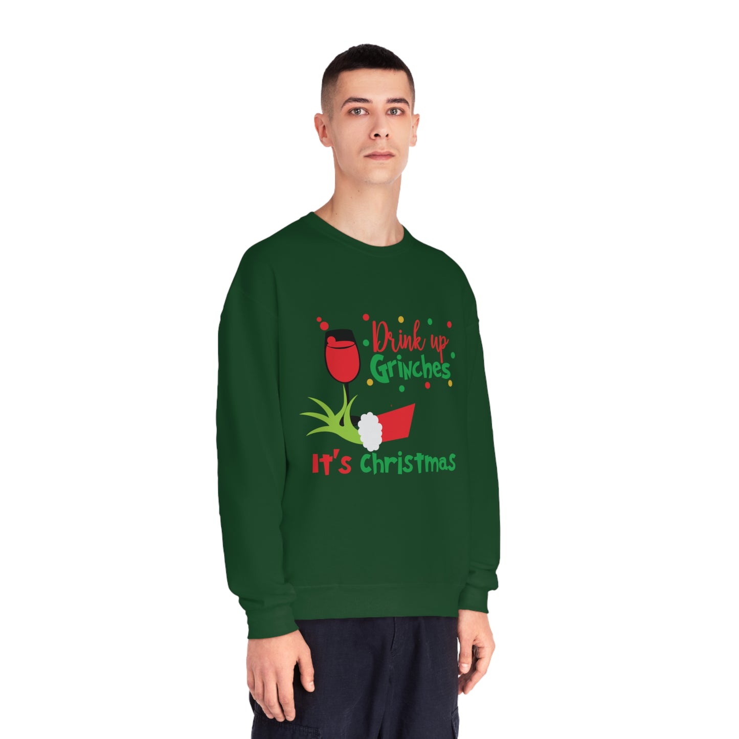 Drink Up Grinches Unisex NuBlend® Crewneck Sweatshirt