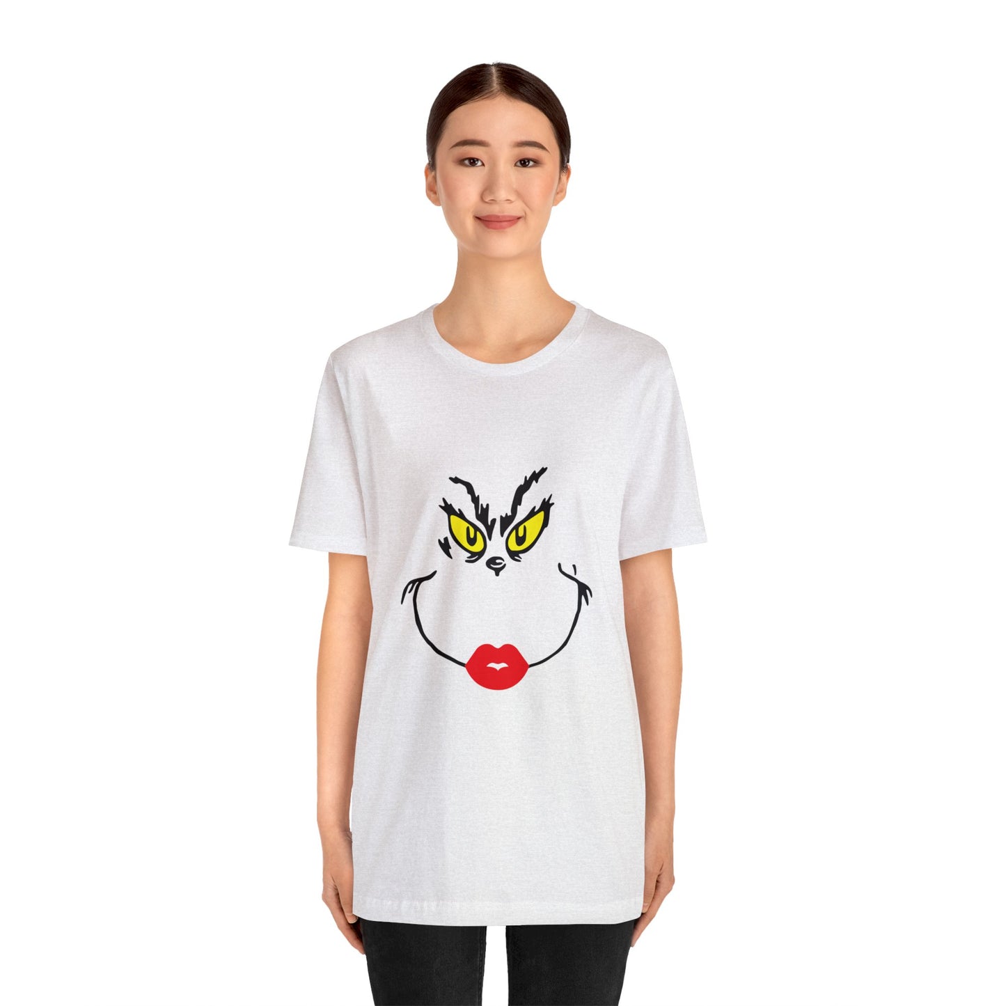 Grinch Face Unisex Jersey Short Sleeve Tee