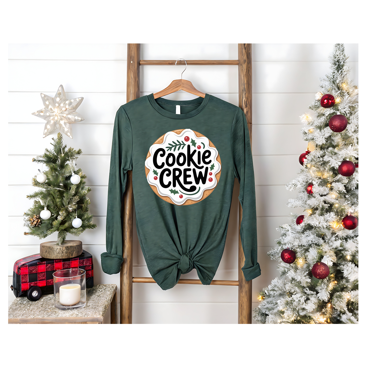 Cookie Crew Long Sleeve Tee — Holiday Baking T‑Shirt for Bakers & Family