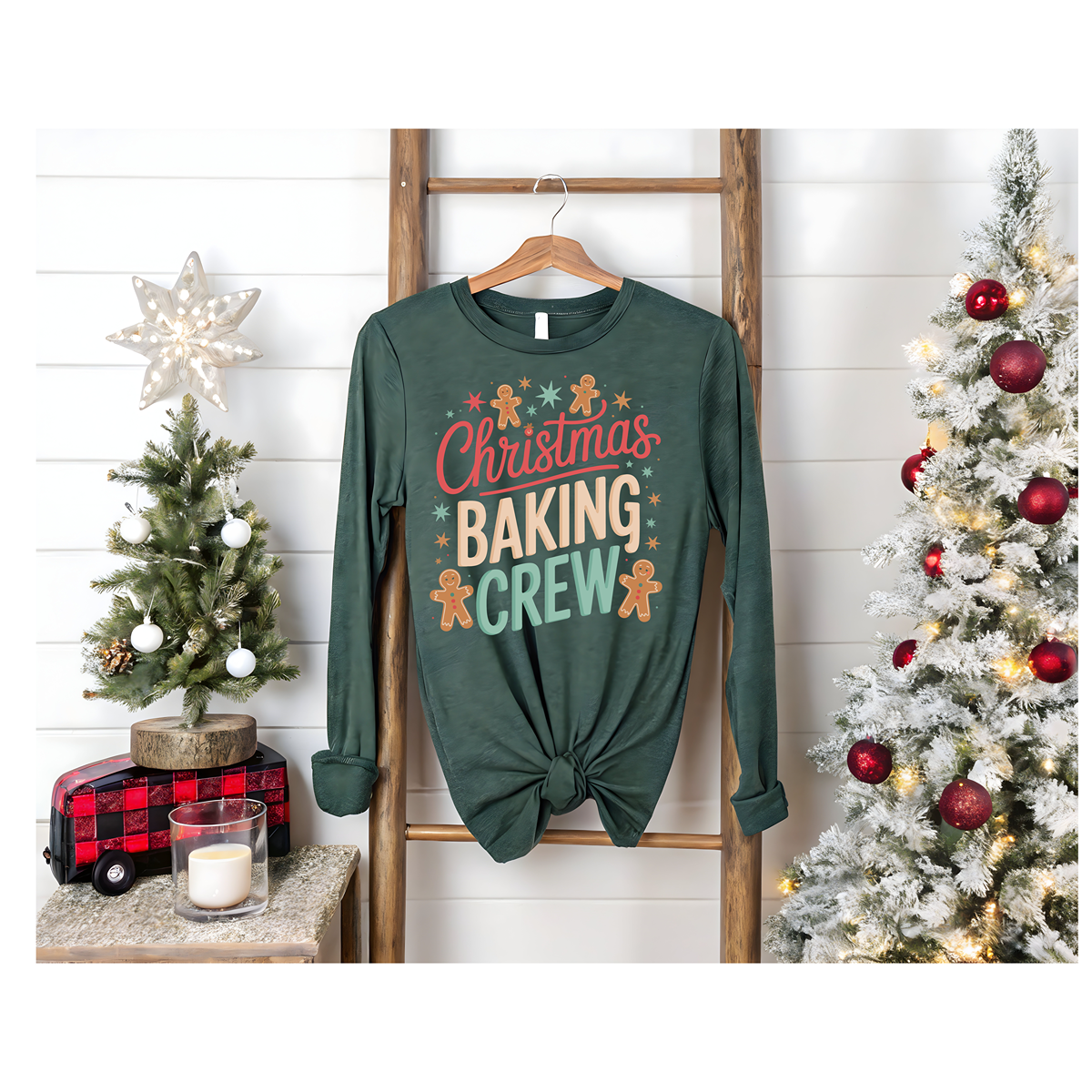 Christmas Baking Crew Long Sleeve Tee
