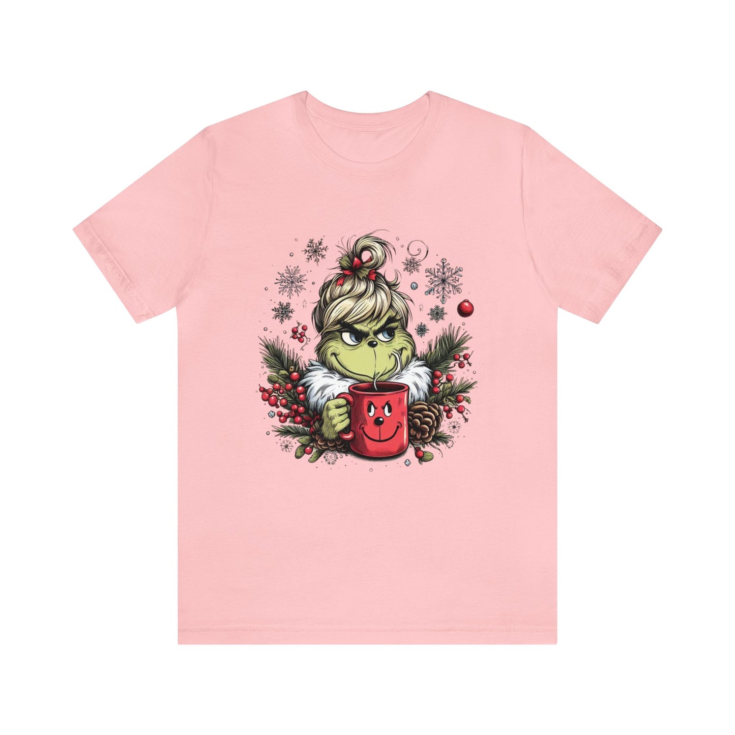 Girl Grinch Coffee Unisex Jersey Short Sleeve Tee