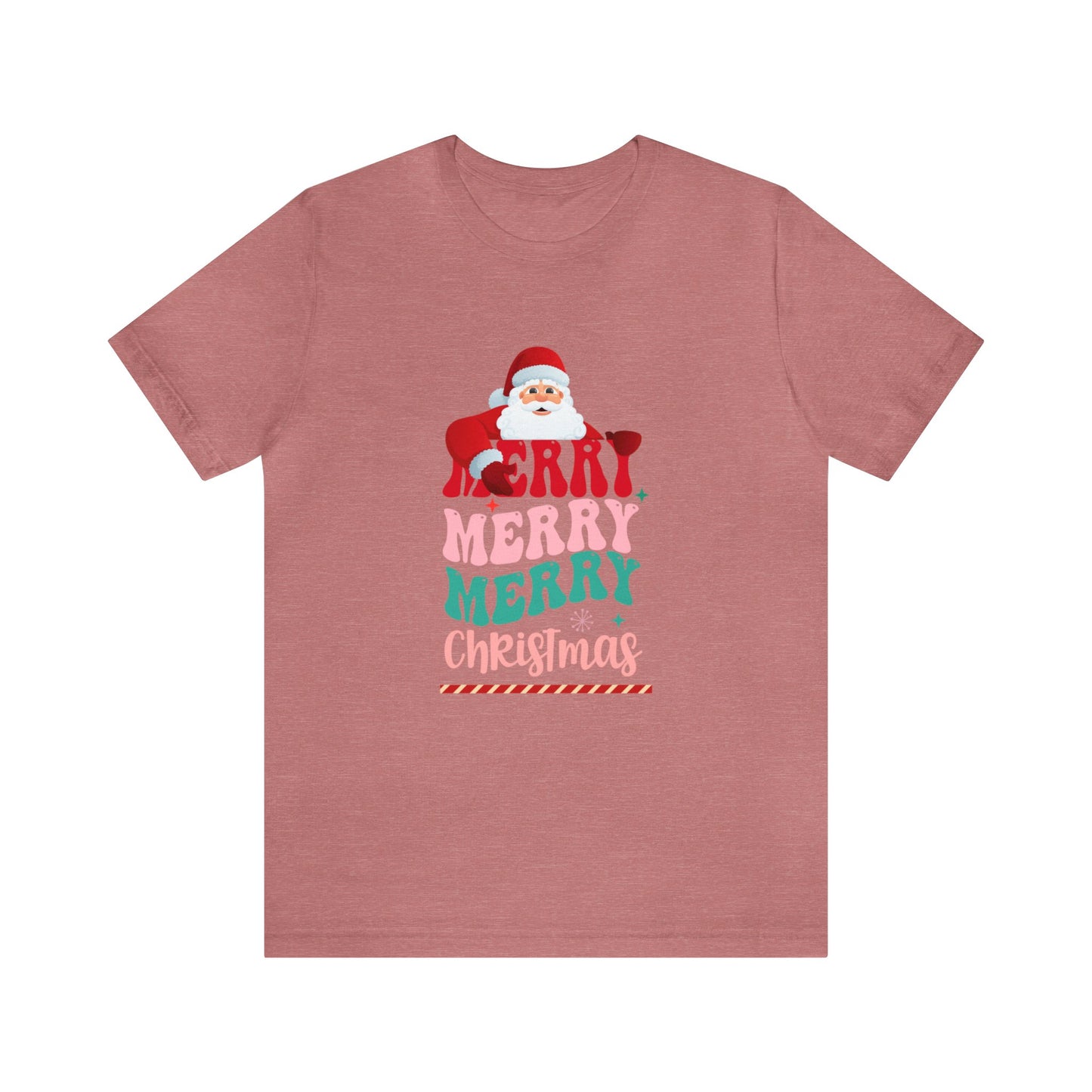 Merry Merry Christmas Unisex Jersey Short Sleeve Tee