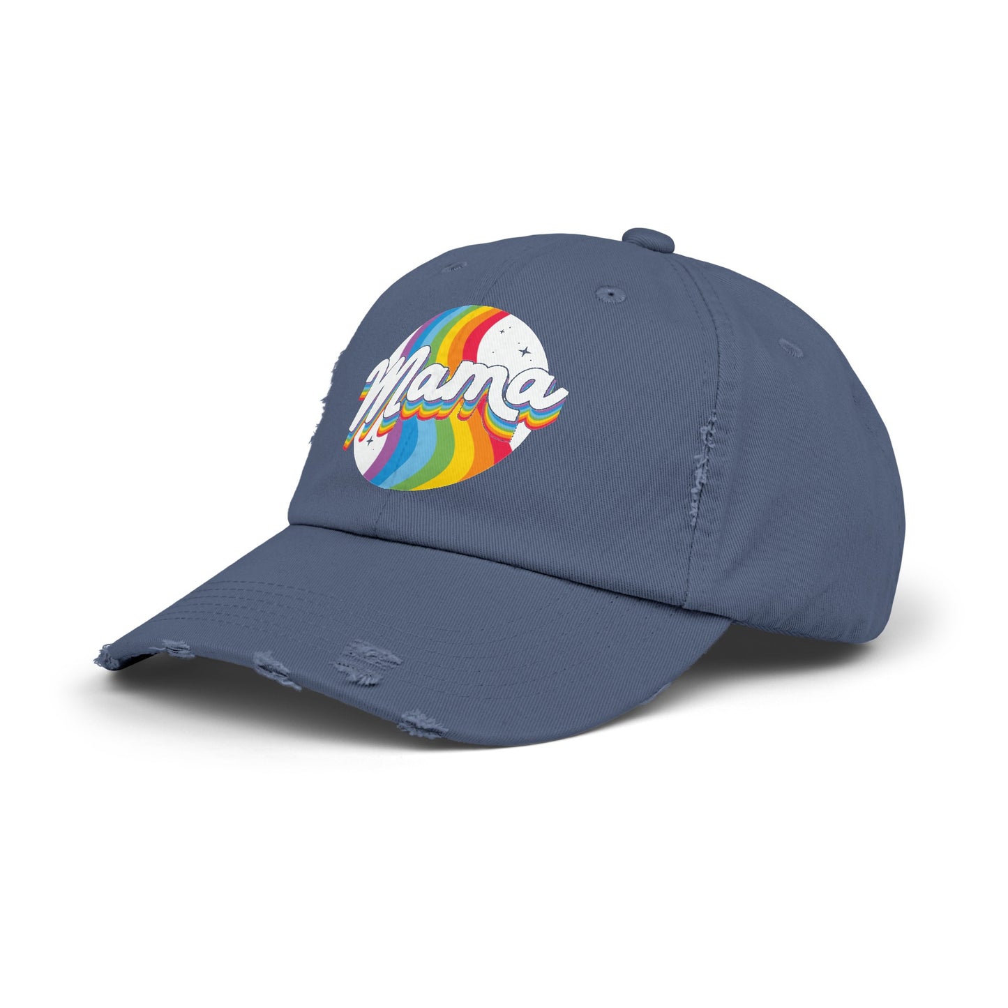 Mama Galaxy Unisex Distressed Cap
