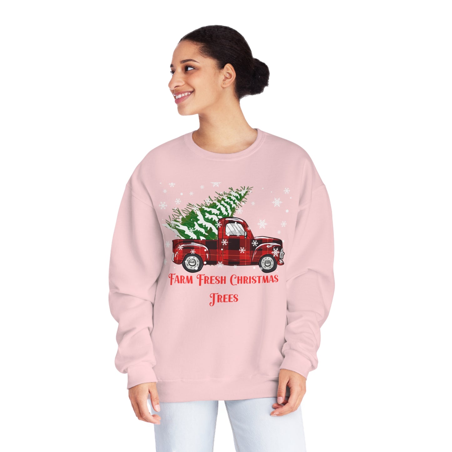 Farm Fresh Christmas Trees Unisex NuBlend® Crewneck Sweatshirt