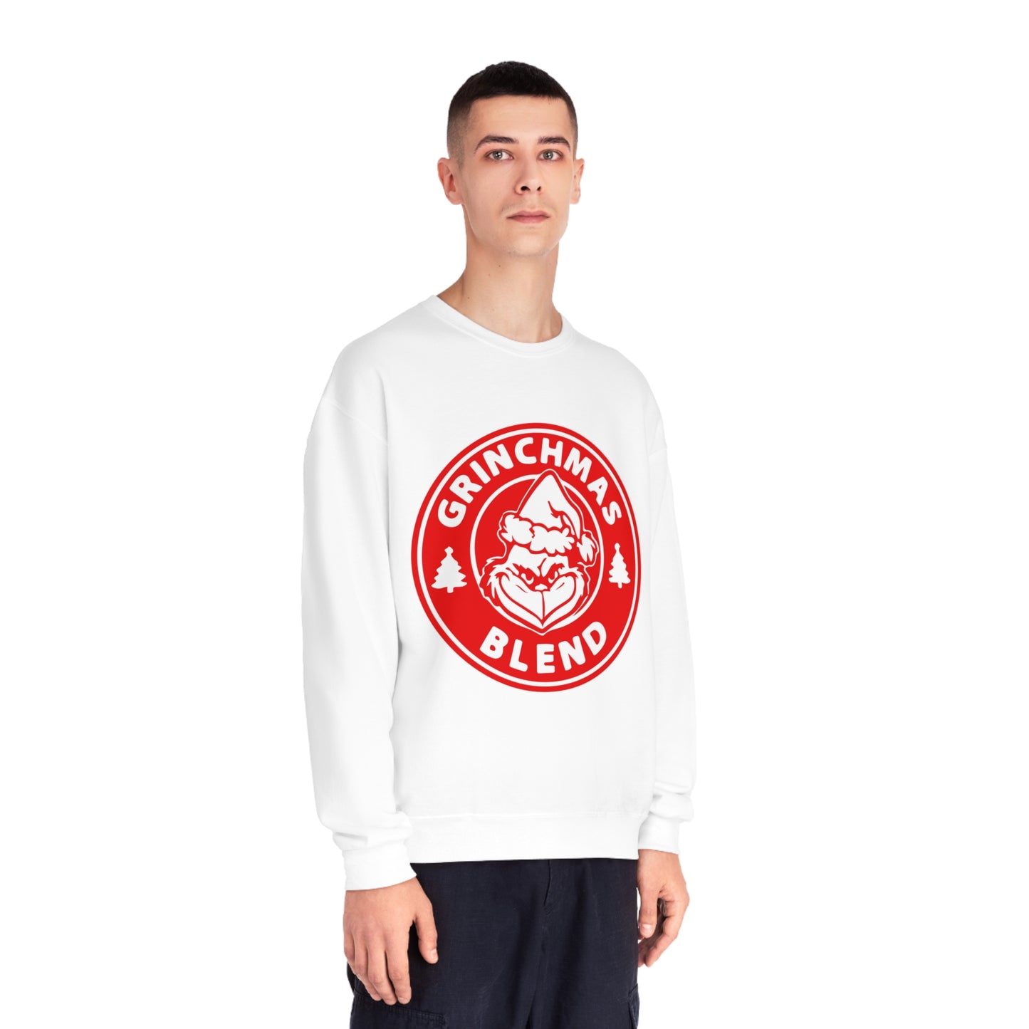 Grinchmas Coffee Red Unisex NuBlend® Crewneck Sweatshirt