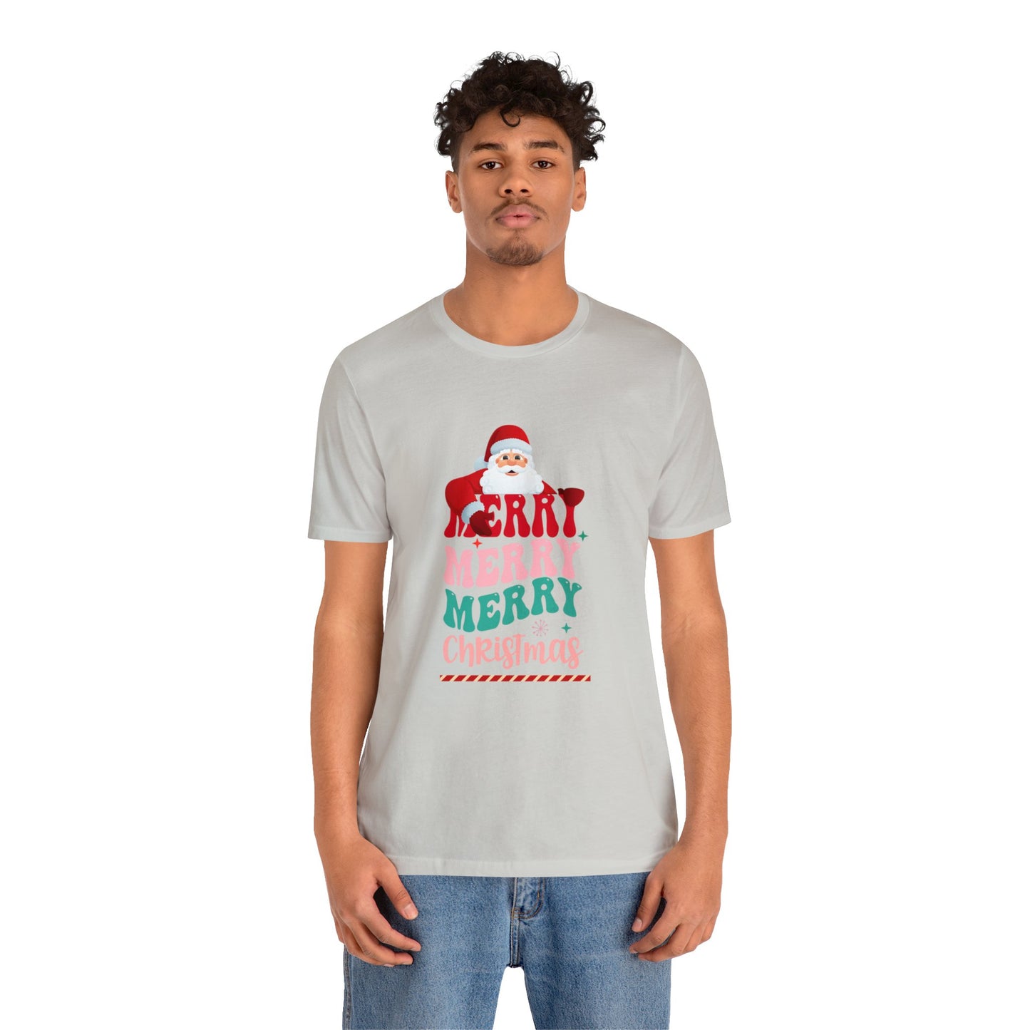 Merry Merry Christmas Unisex Jersey Short Sleeve Tee
