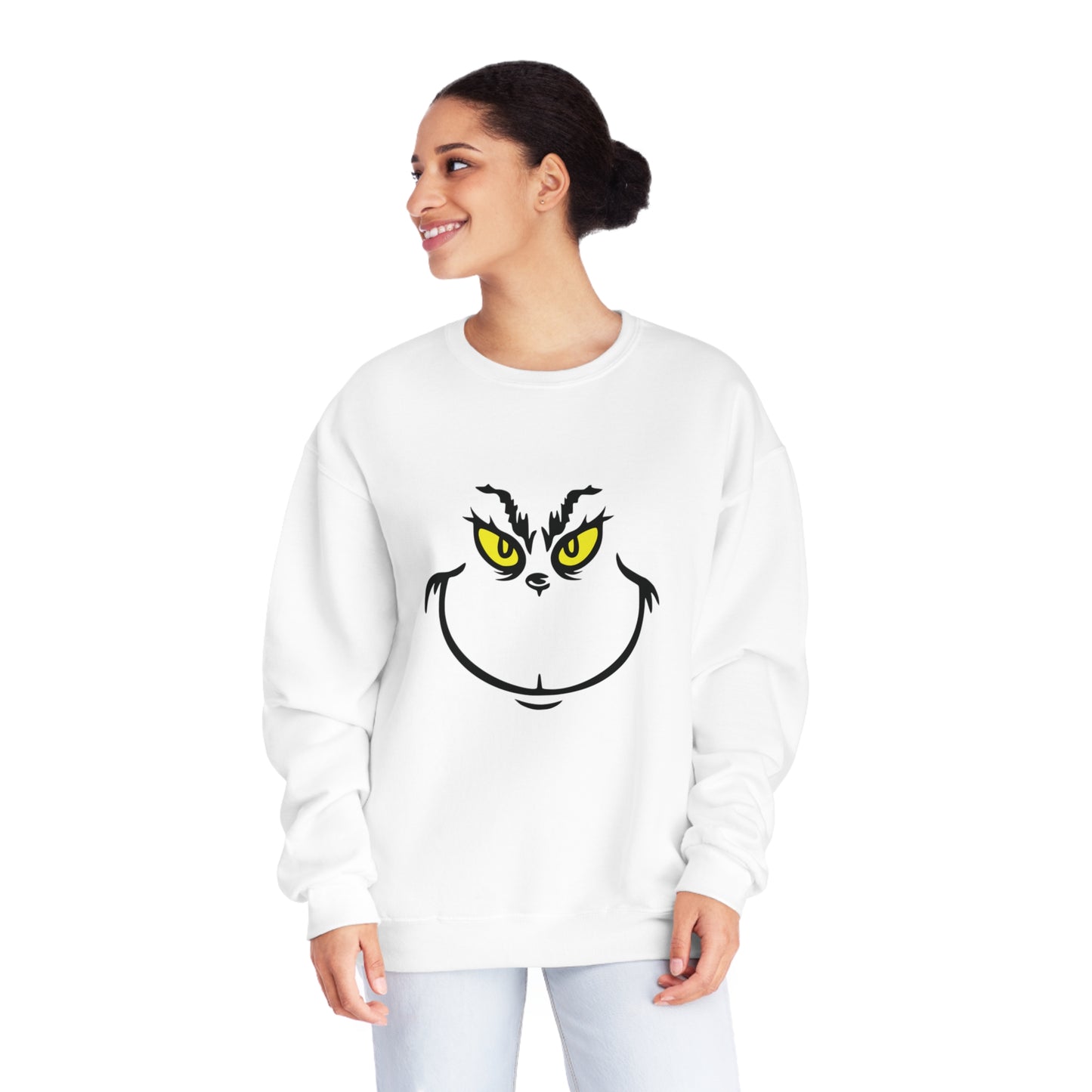 Grinch Face Unisex NuBlend® Crewneck Sweatshirt