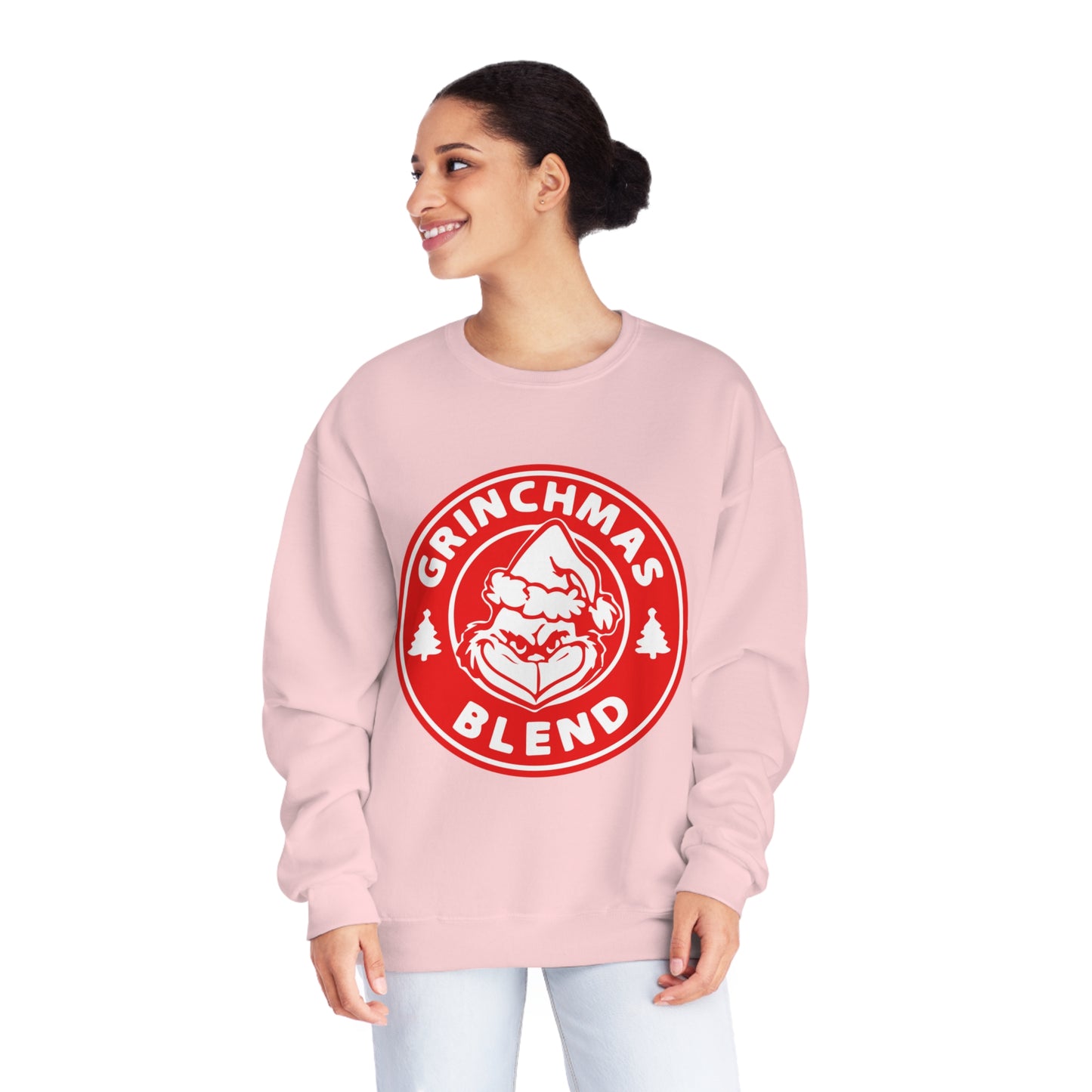 Grinchmas Coffee Red Unisex NuBlend® Crewneck Sweatshirt