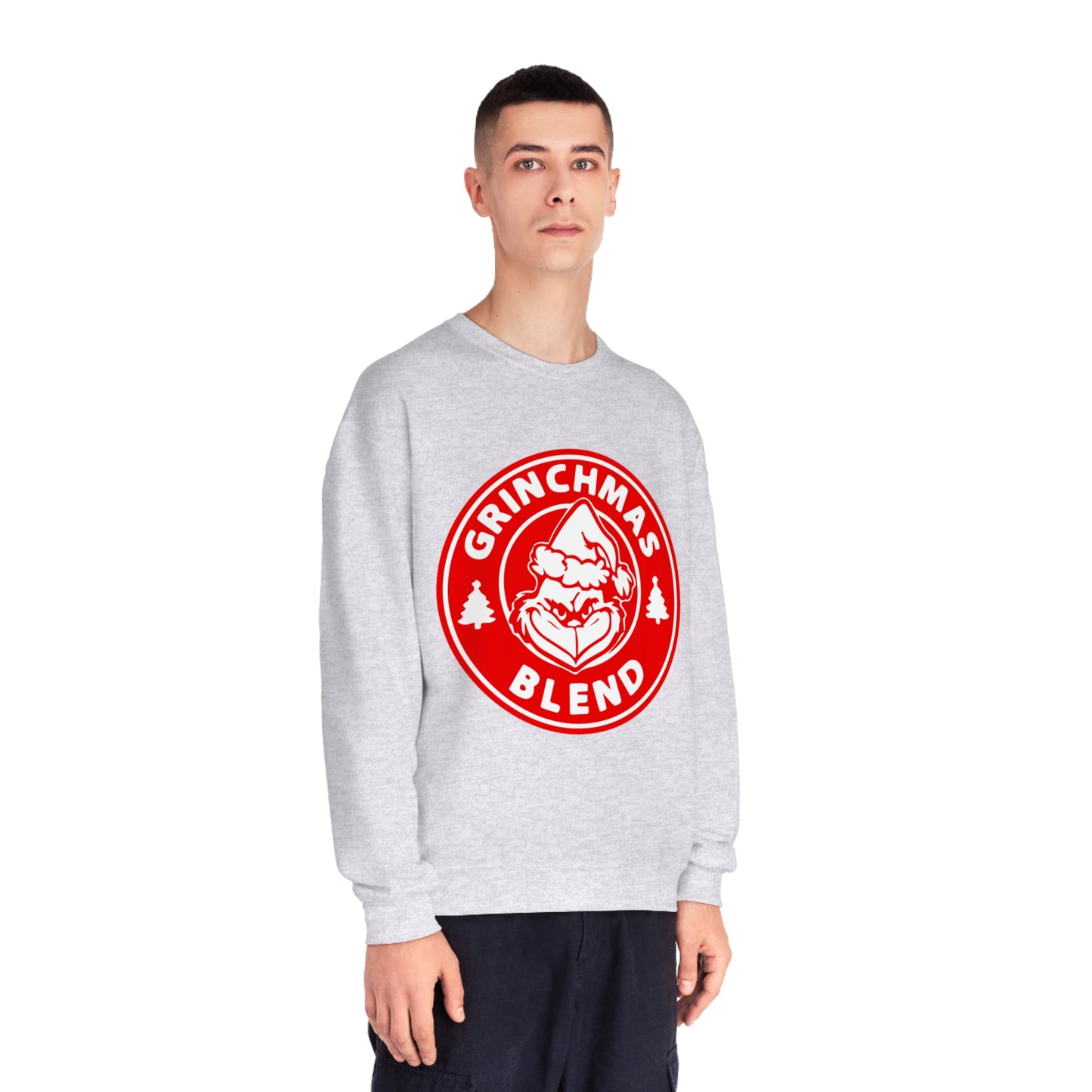 Grinchmas Coffee Red Unisex NuBlend® Crewneck Sweatshirt