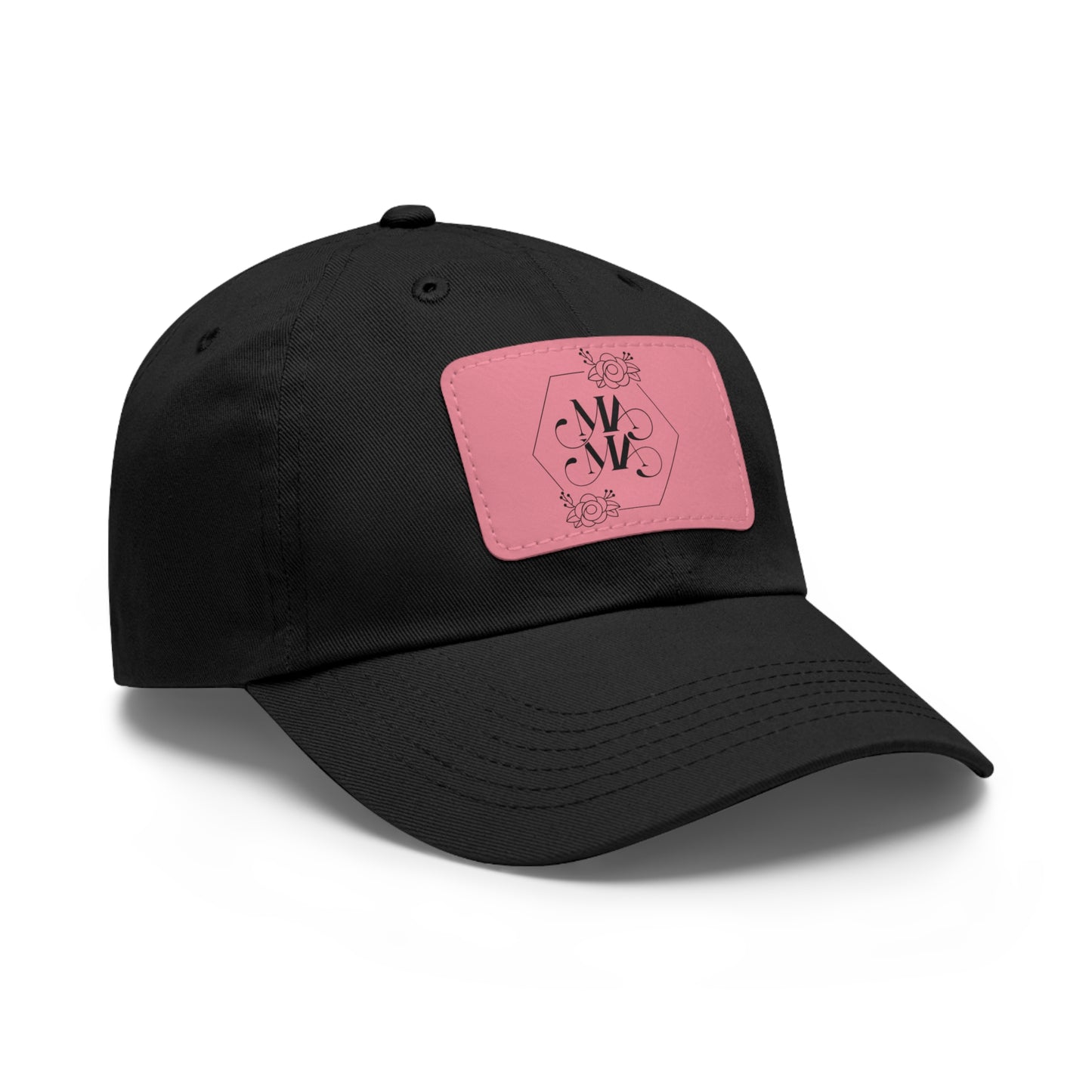 Mama Hat with Leather Patch (Rectangle)