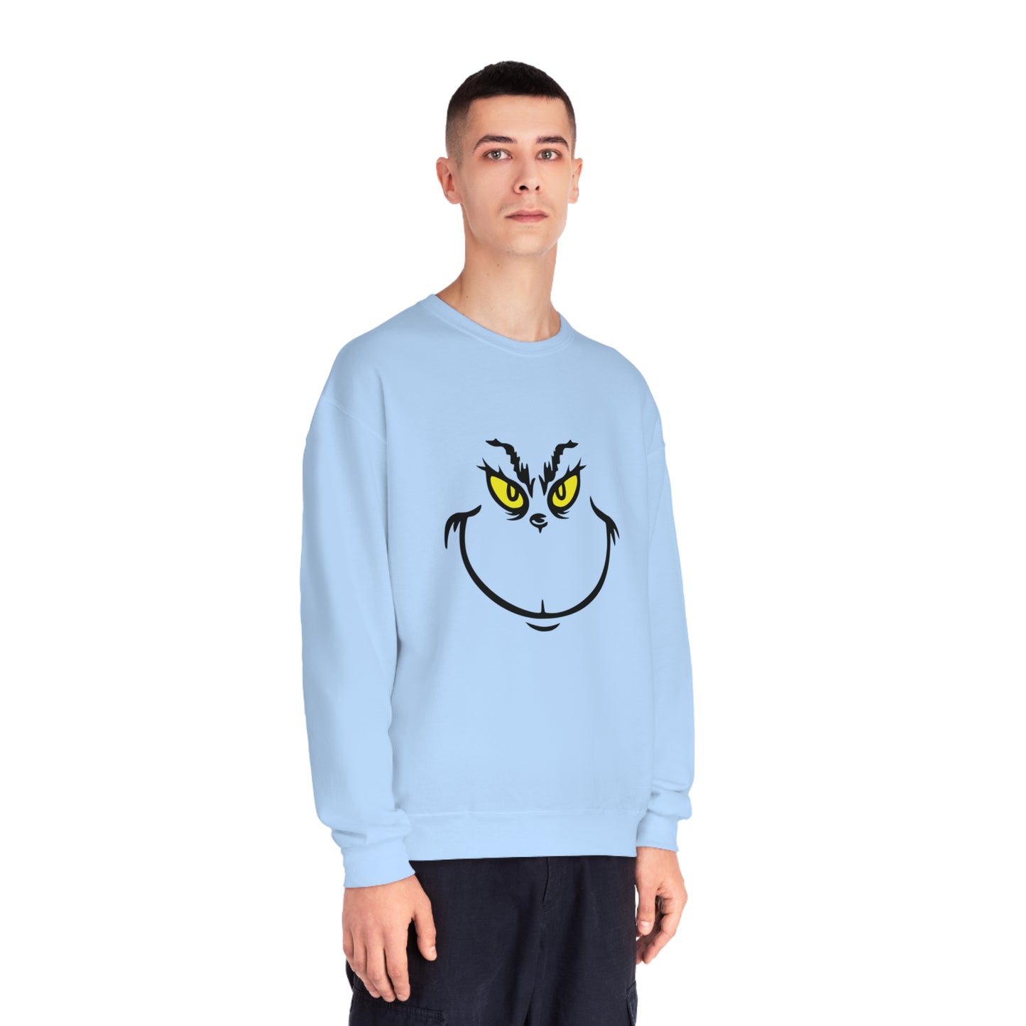 Grinch Face Unisex NuBlend® Crewneck Sweatshirt