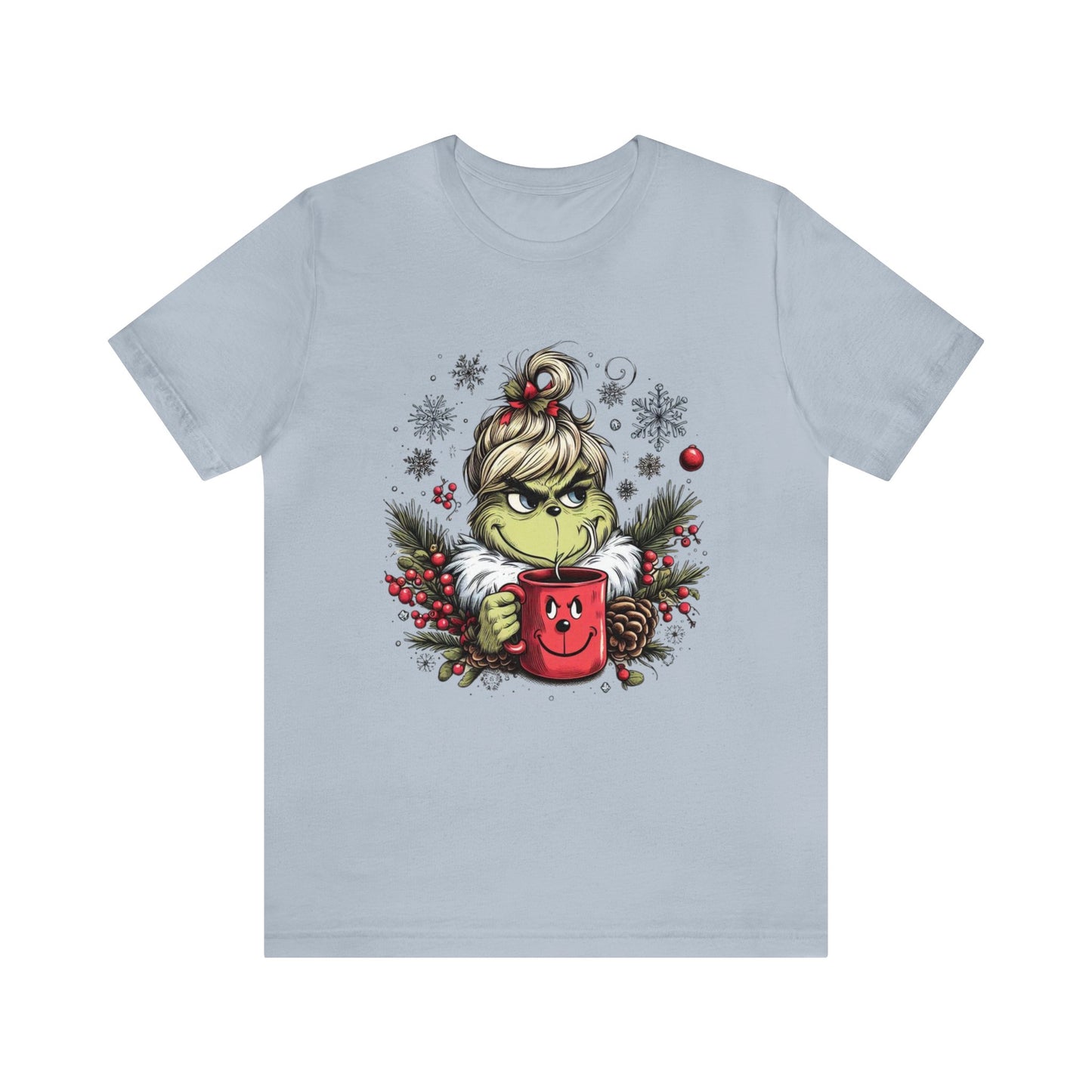 Girl Grinch Coffee Unisex Jersey Short Sleeve Tee