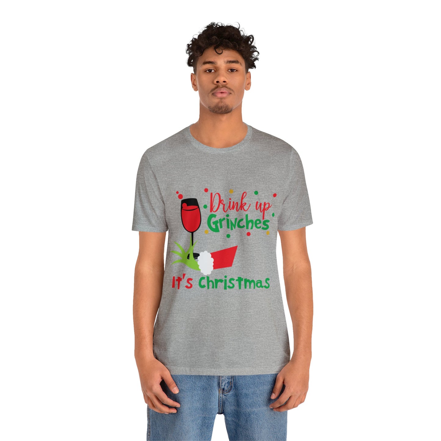 Drink Up Grinches Unisex Jersey Short Sleeve Tee