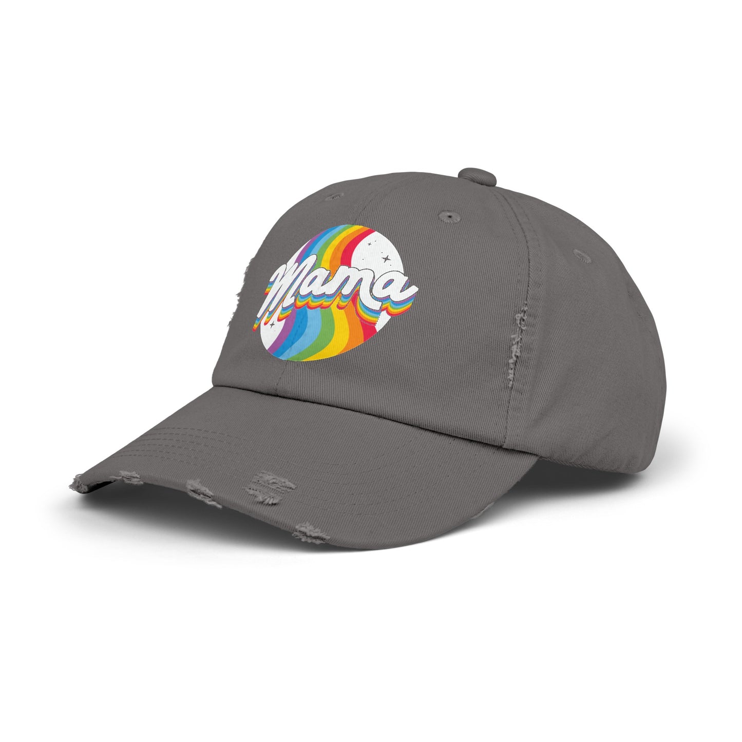 Mama Galaxy Unisex Distressed Cap