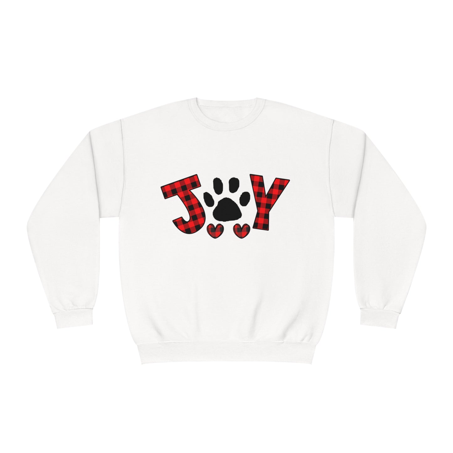 Joy Dog Paw Print Unisex NuBlend® Crewneck Sweatshirt