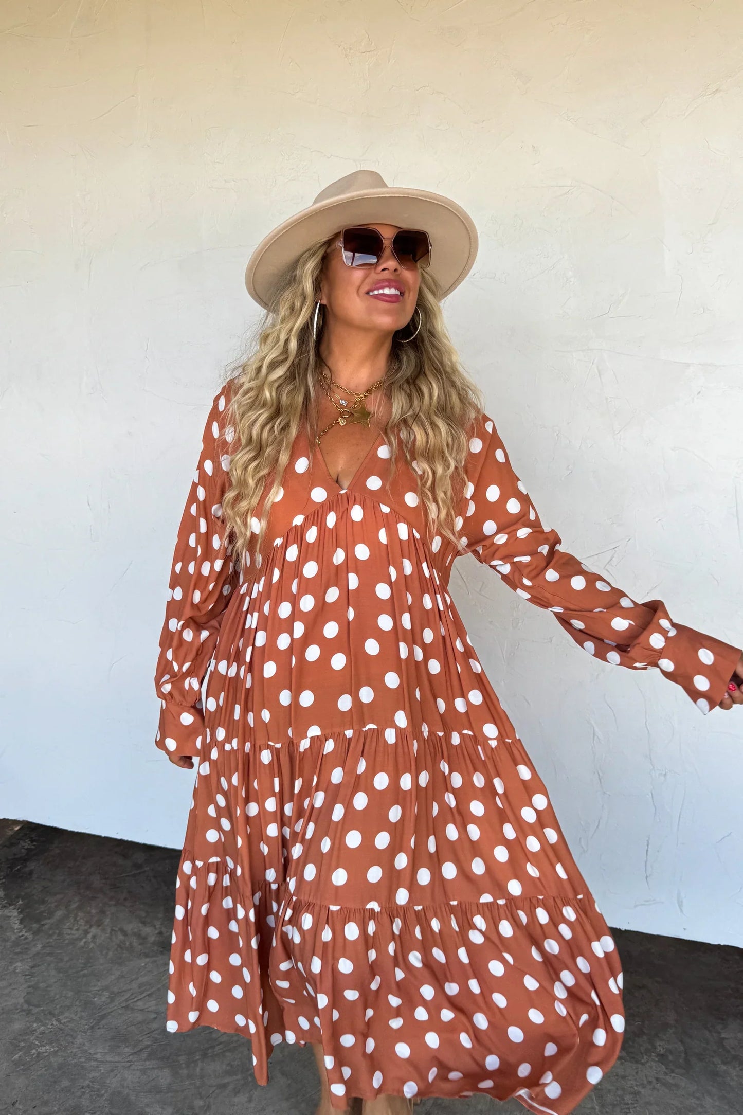 PREORDER: Kora Polka Dot Dress