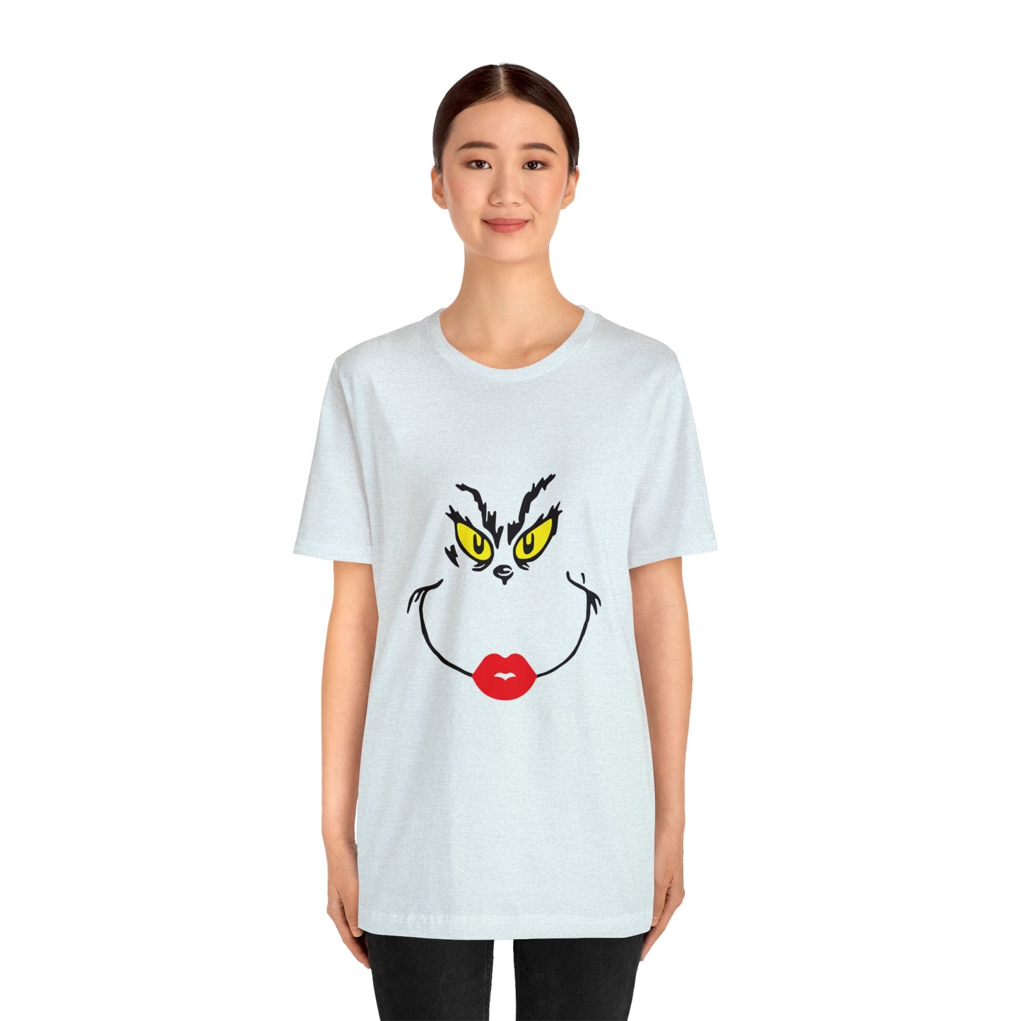 Grinch Face Unisex Jersey Short Sleeve Tee