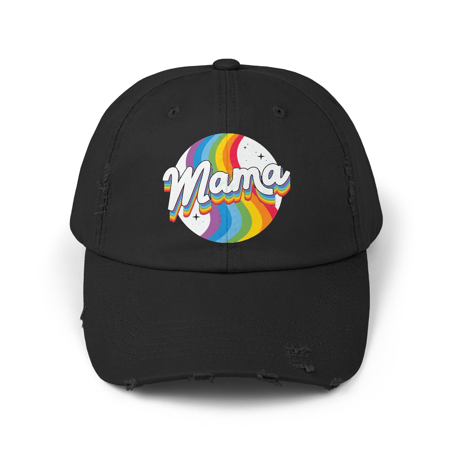 Mama Galaxy Unisex Distressed Cap