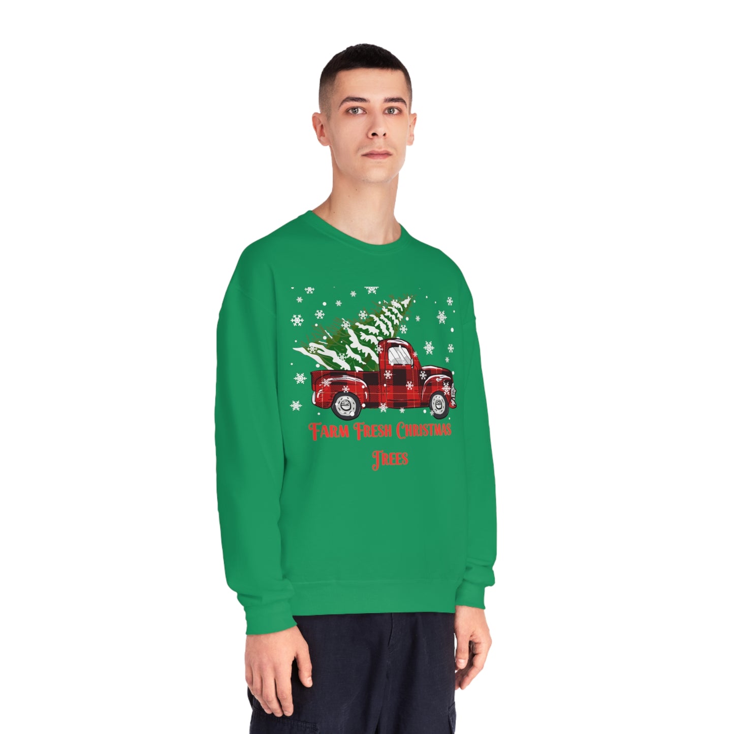 Farm Fresh Christmas Trees Unisex NuBlend® Crewneck Sweatshirt