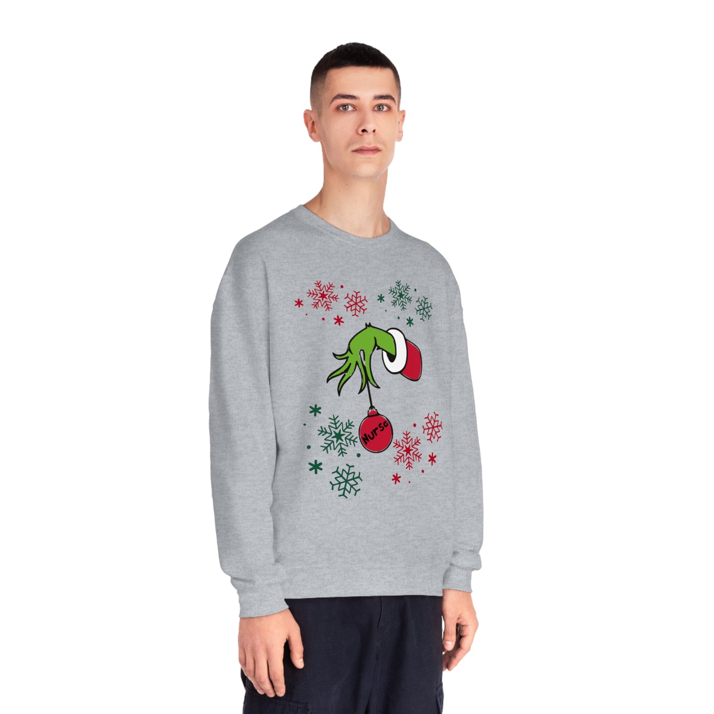 Grinch Nurse-Unisex NuBlend® Crewneck Sweatshirt