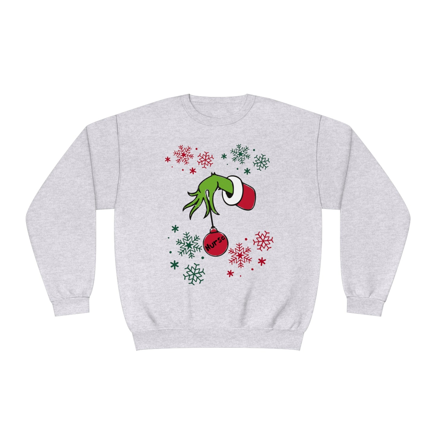 Grinch Nurse-Unisex NuBlend® Crewneck Sweatshirt