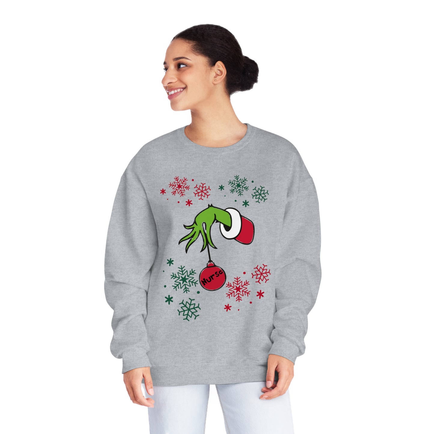 Grinch Nurse-Unisex NuBlend® Crewneck Sweatshirt