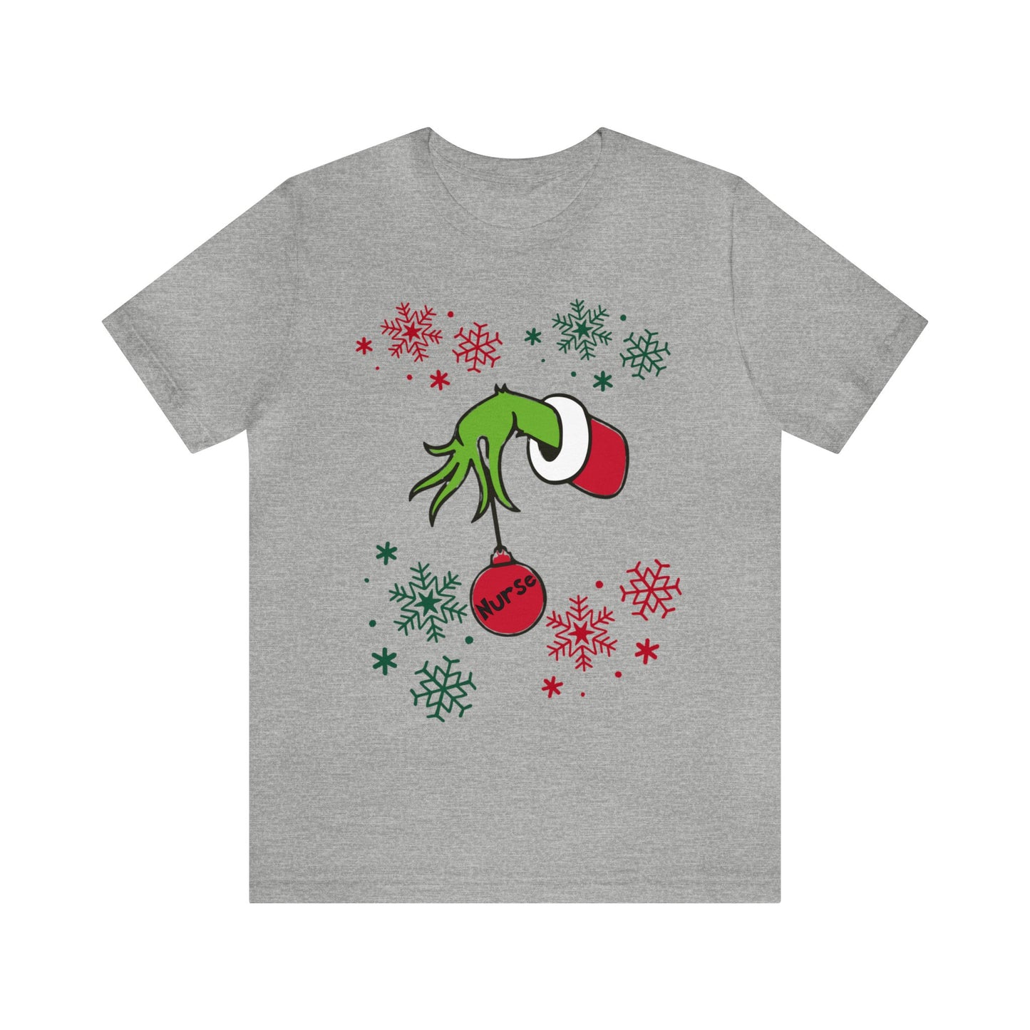 Grinch Nurse Unisex Jersey Short Sleeve Tee