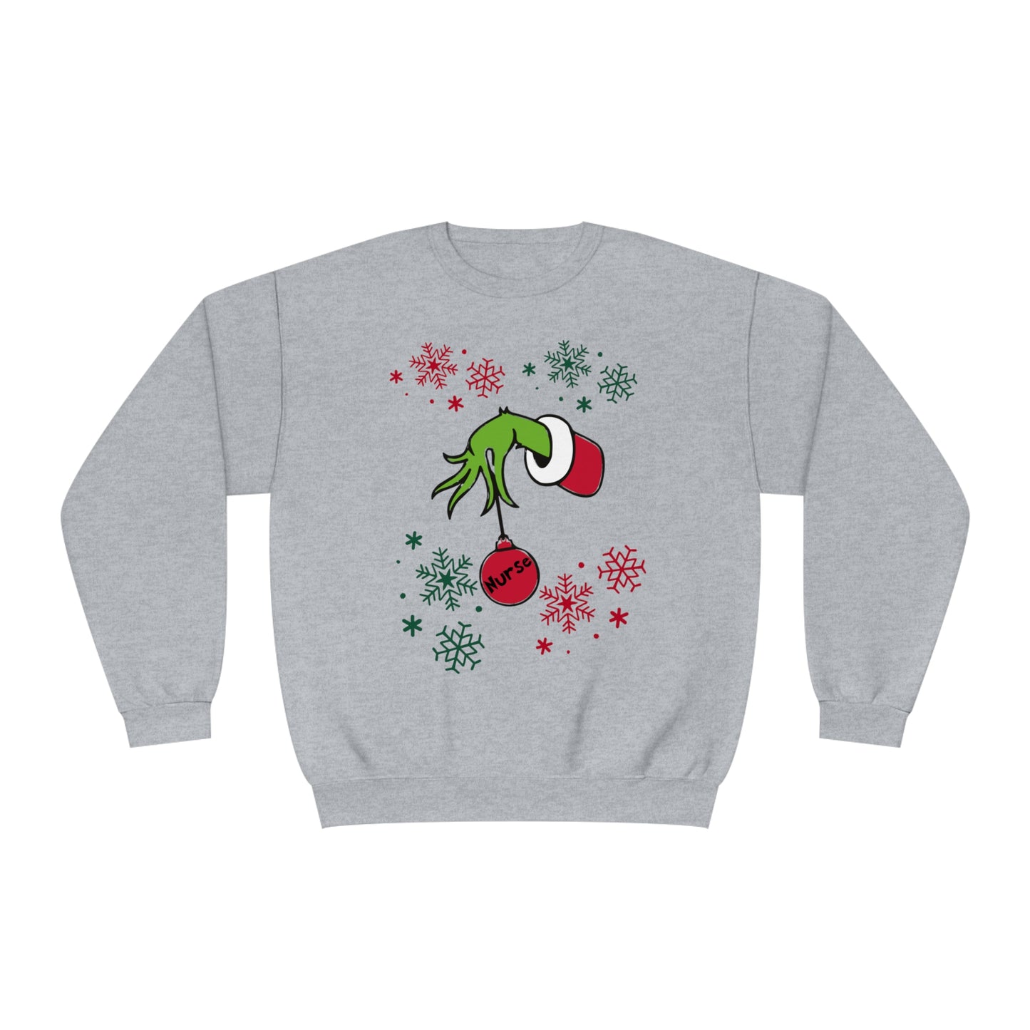 Grinch Nurse-Unisex NuBlend® Crewneck Sweatshirt