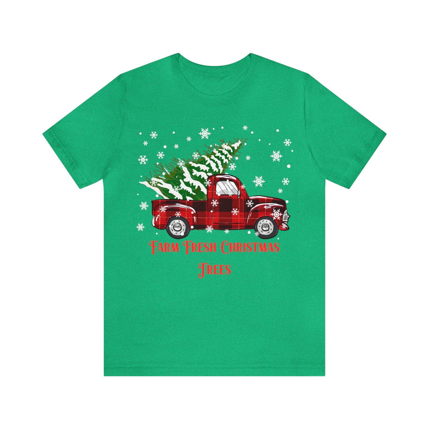 Farm Fresh Christmas Trees Unisex Jersey Short Sleeve Tee