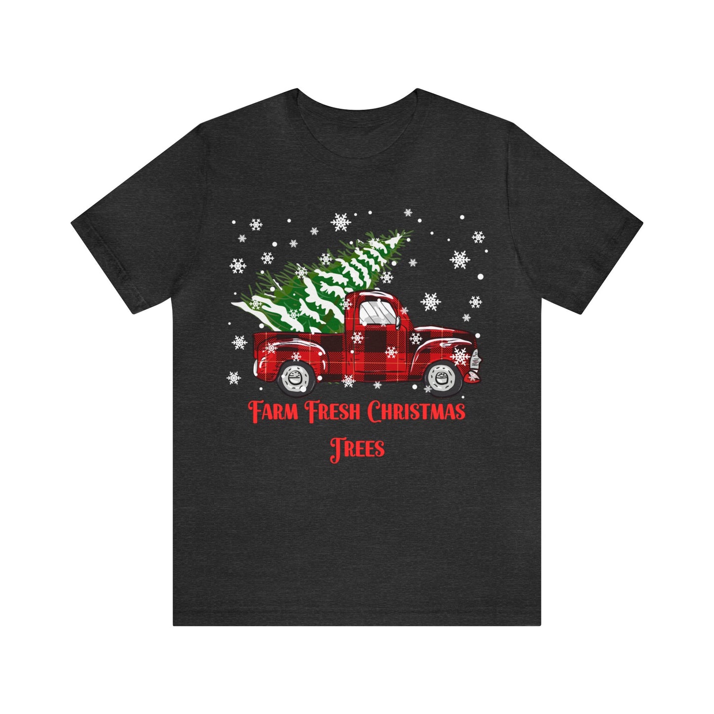 Farm Fresh Christmas Trees Unisex Jersey Short Sleeve Tee