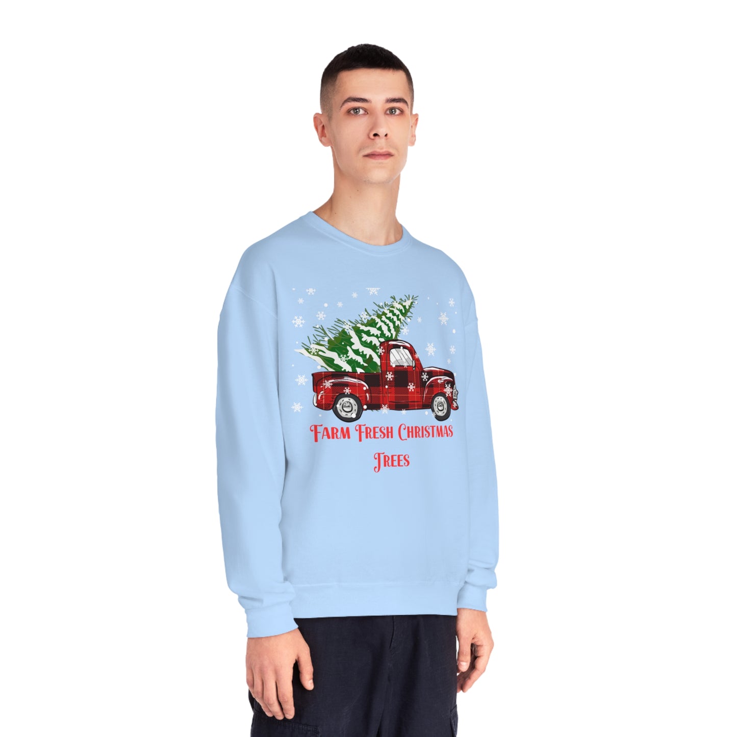 Farm Fresh Christmas Trees Unisex NuBlend® Crewneck Sweatshirt