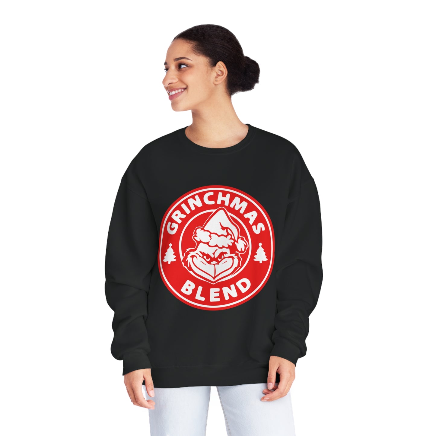 Grinchmas Coffee Red Unisex NuBlend® Crewneck Sweatshirt