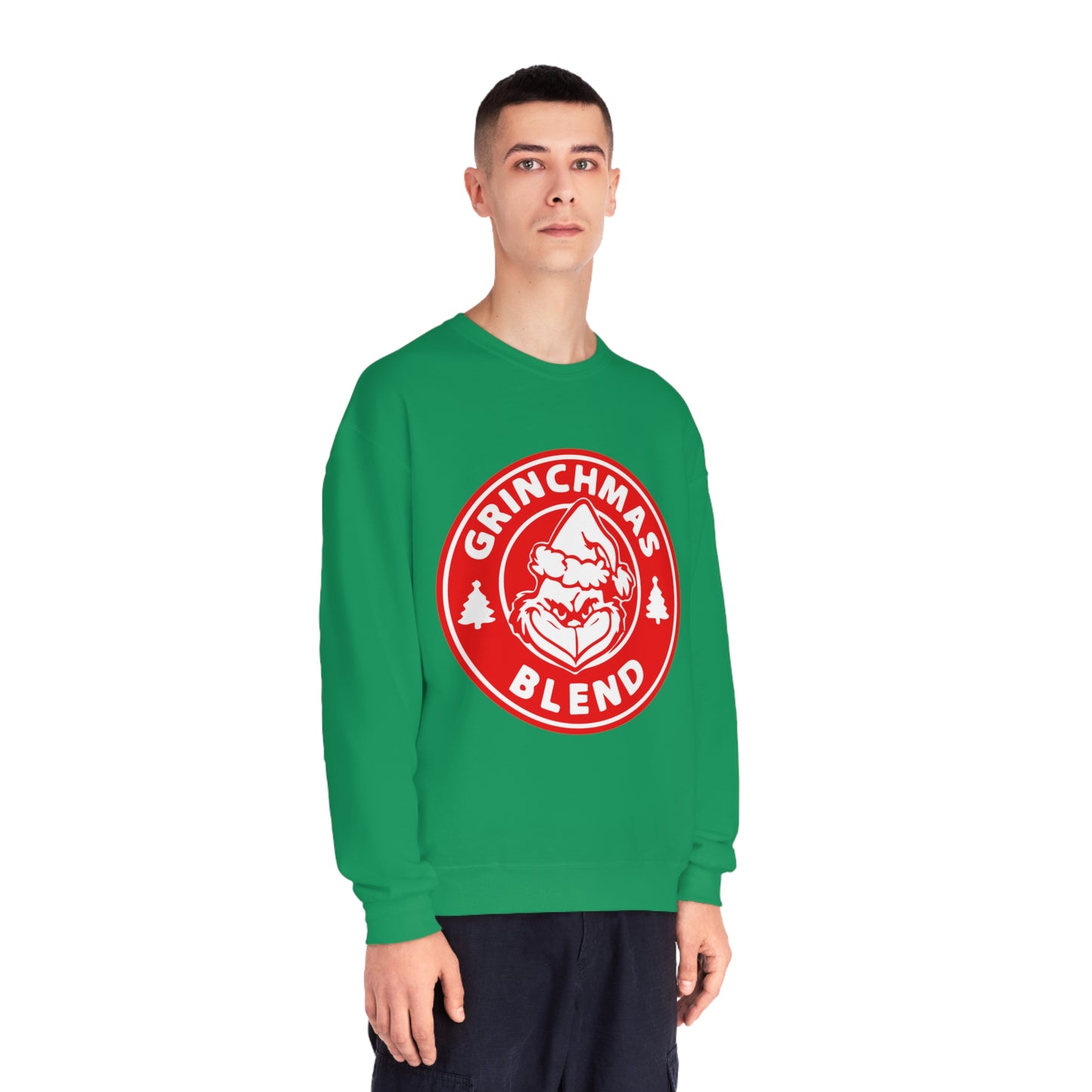 Grinchmas Coffee Red Unisex NuBlend® Crewneck Sweatshirt