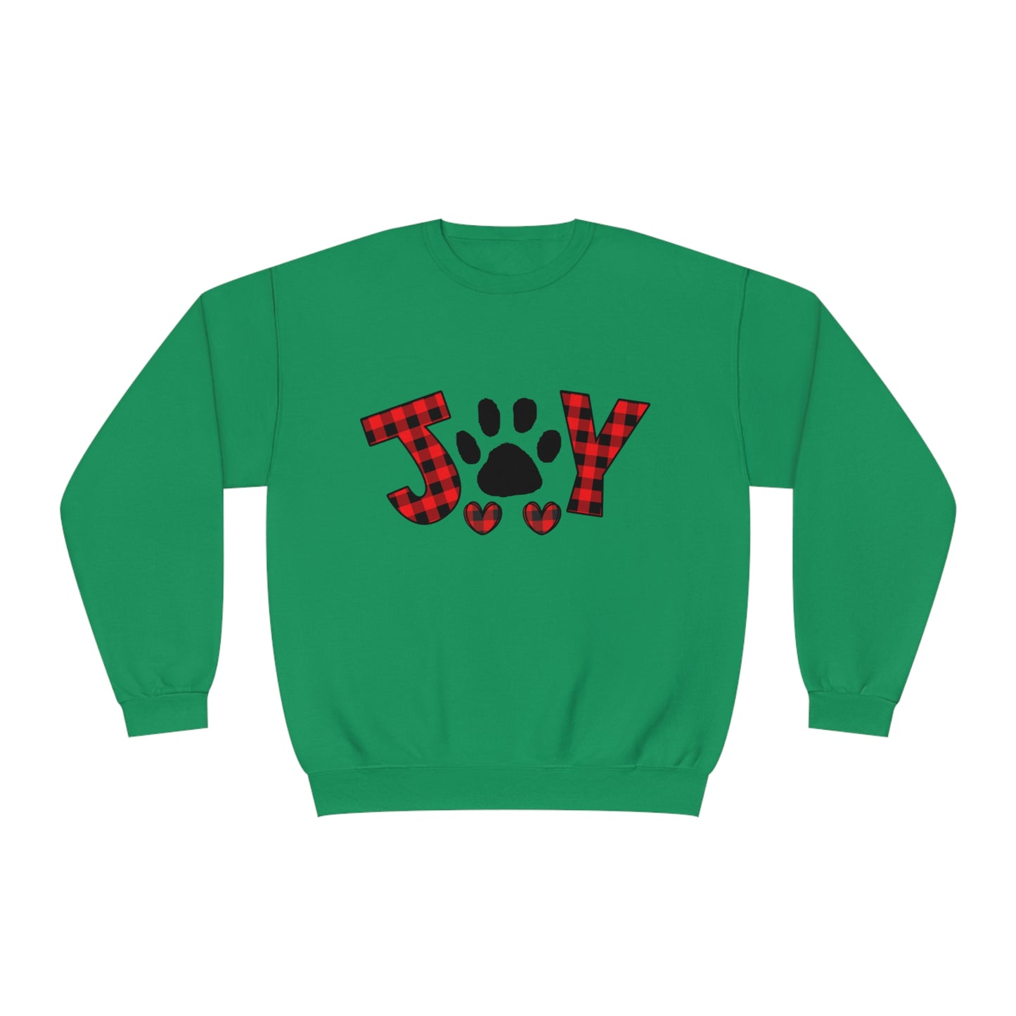 Joy Dog Paw Print Unisex NuBlend® Crewneck Sweatshirt