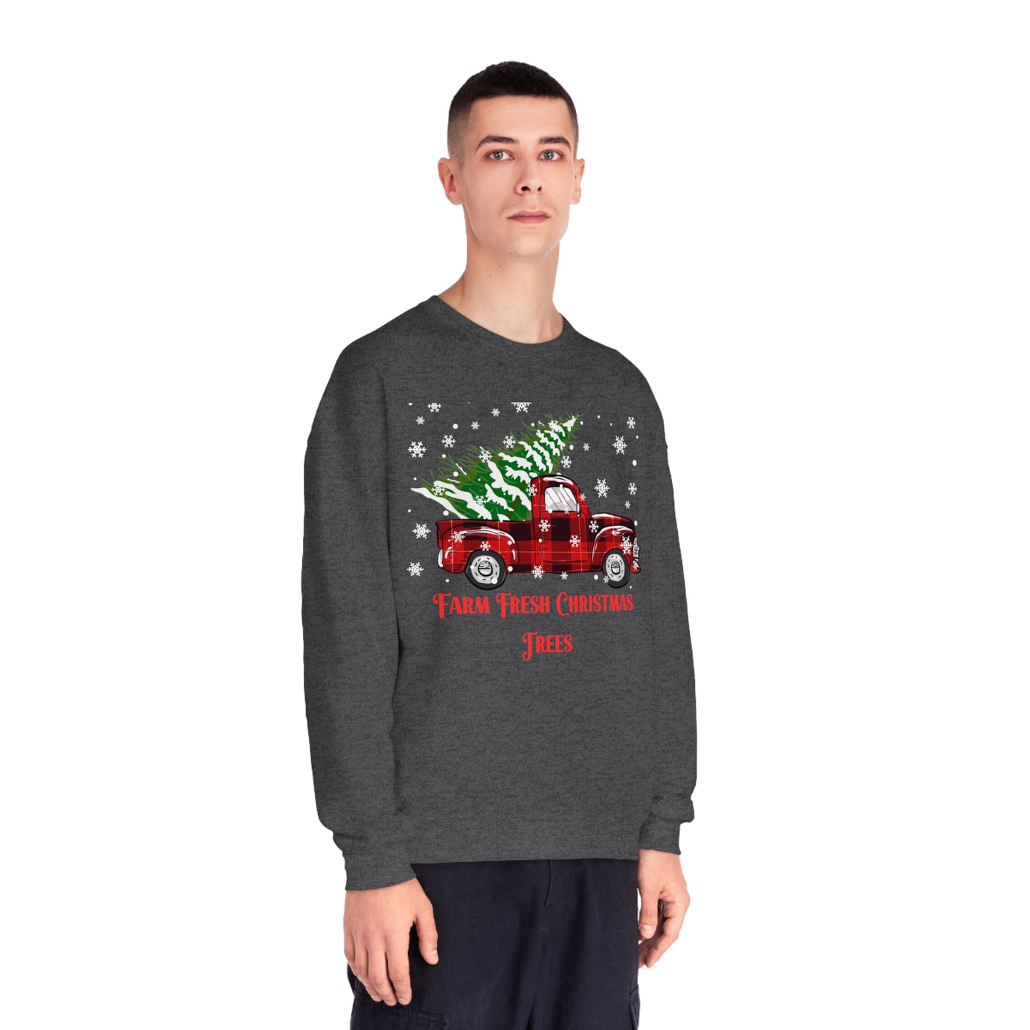 Farm Fresh Christmas Trees Unisex NuBlend® Crewneck Sweatshirt