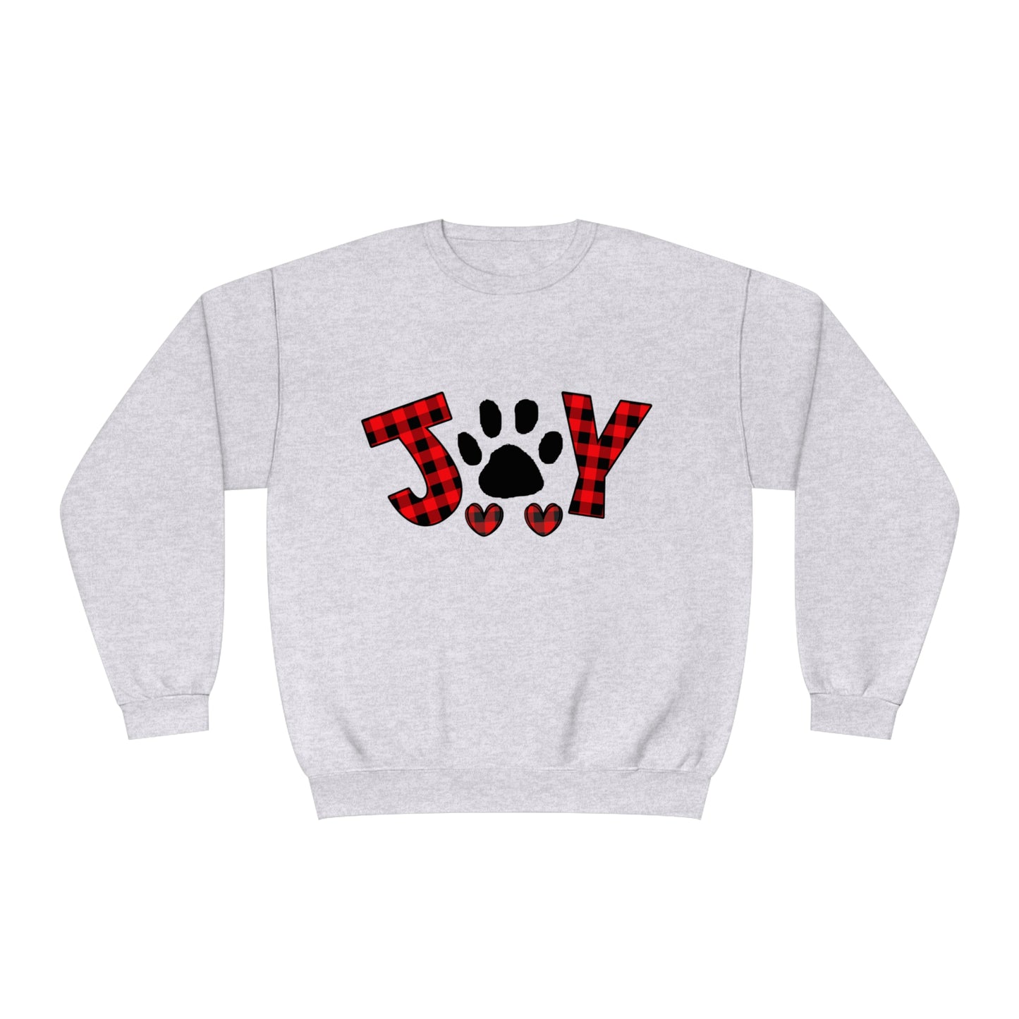 Joy Dog Paw Print Unisex NuBlend® Crewneck Sweatshirt