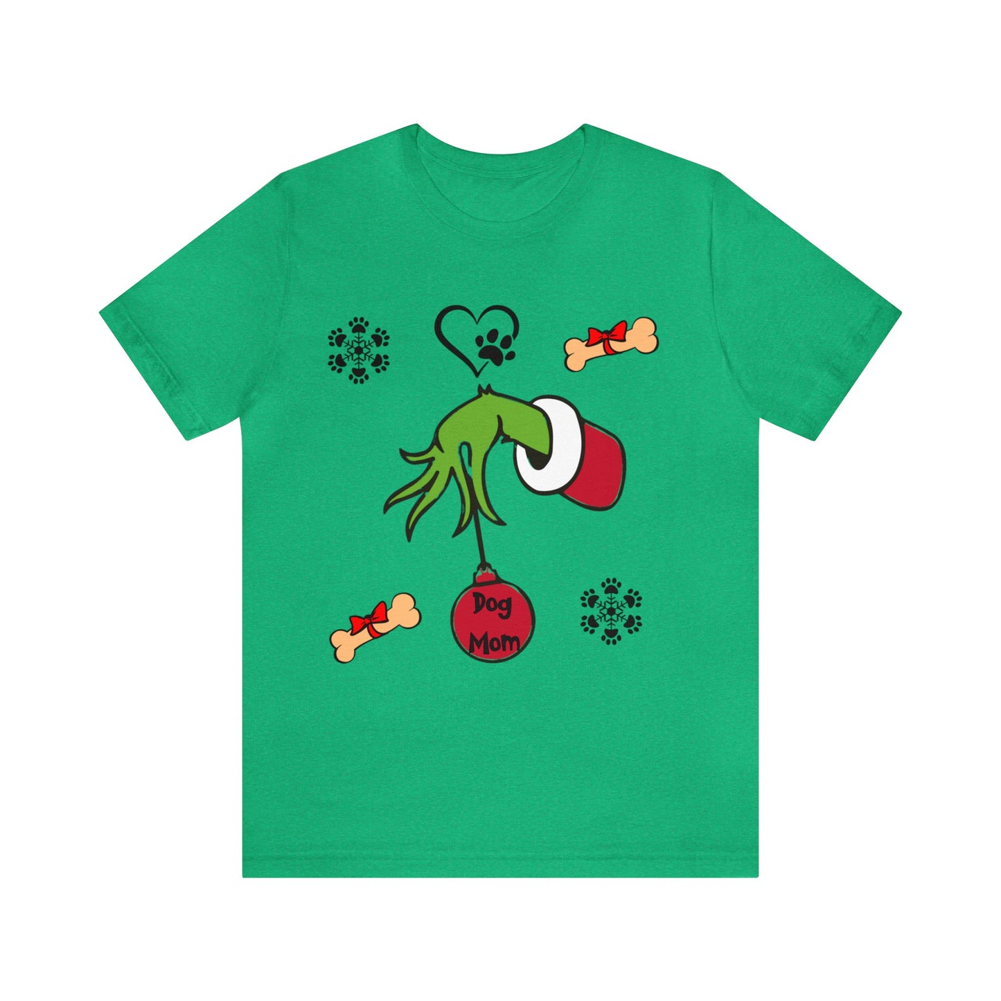 Grinch Dog Mom Unisex Jersey Short Sleeve Tee